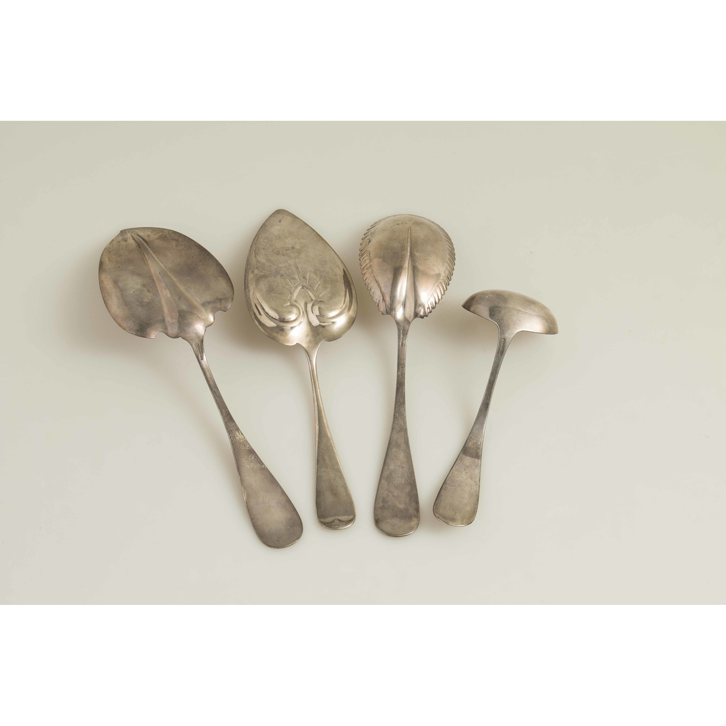 Four Sterling Silver Serving Pieces, Occidental Pattern Witherell's