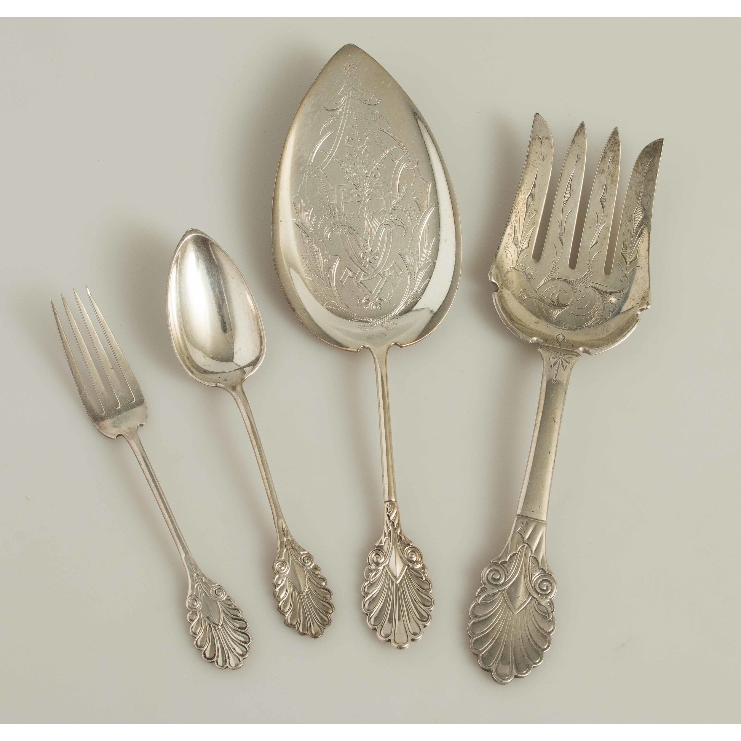 Four Silver Serving Pieces Witherell's Auction House