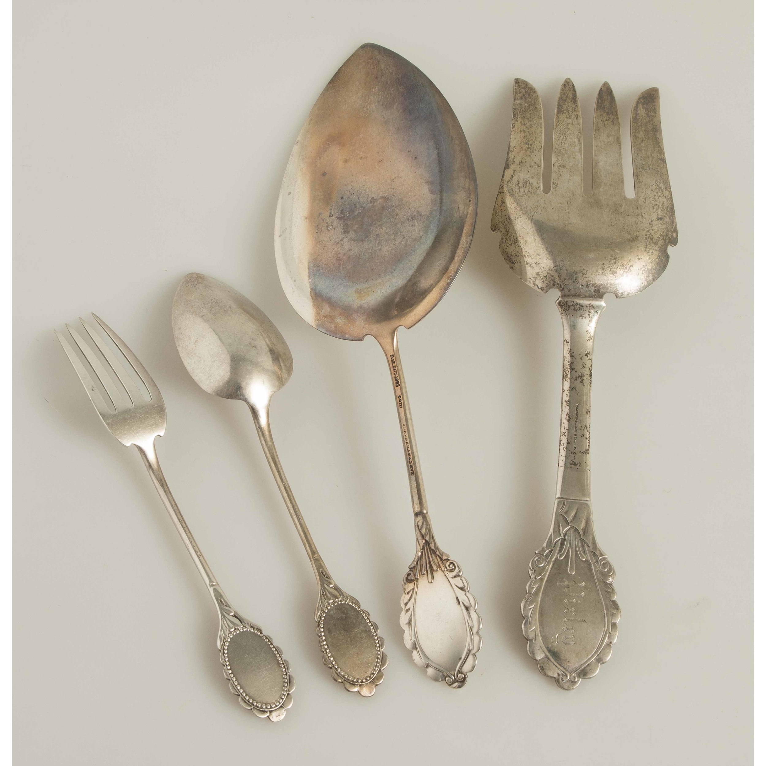 Four Silver Serving Pieces Witherell's Auction House