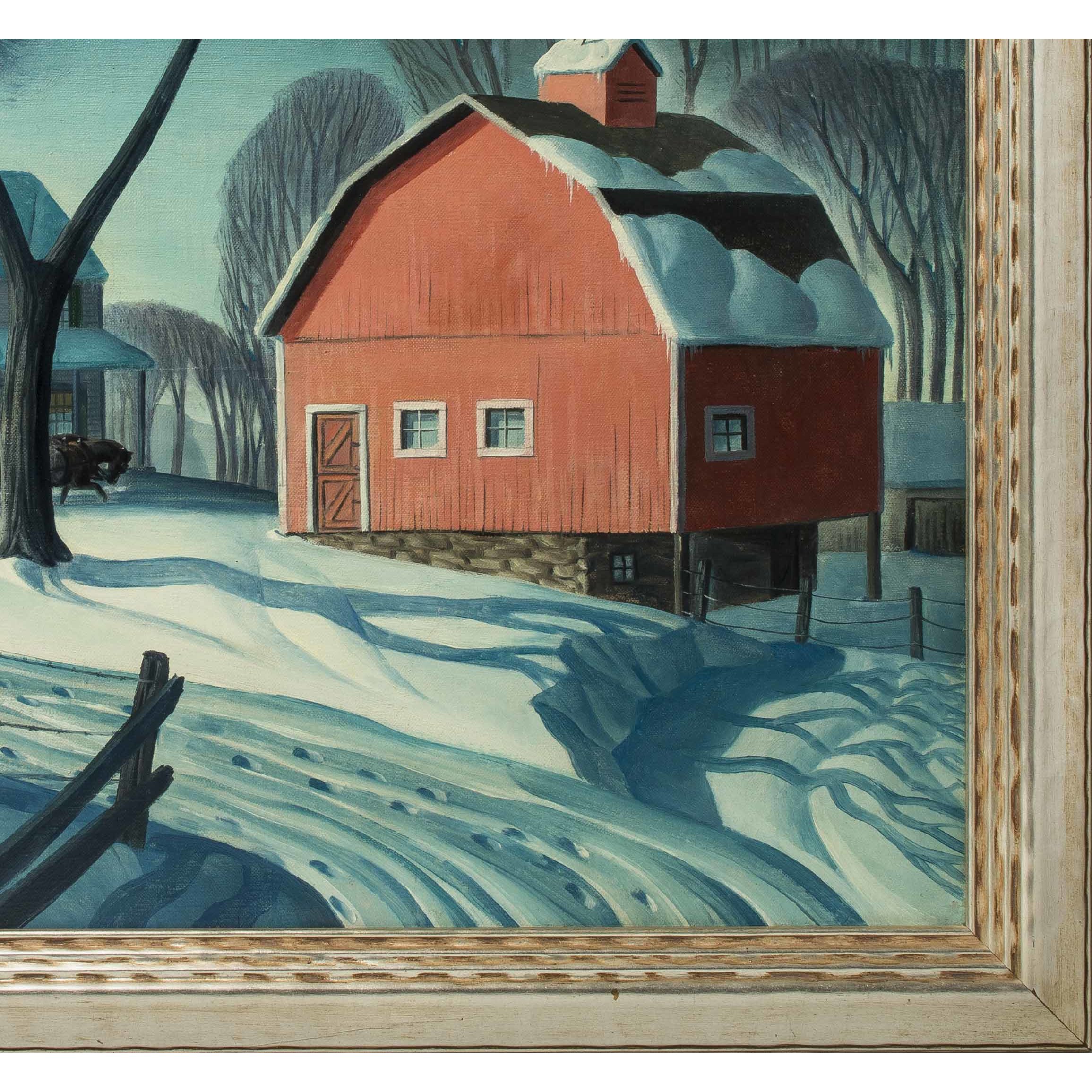 Dale Nichols (19041995) Painting, "December" Witherell's Auction House