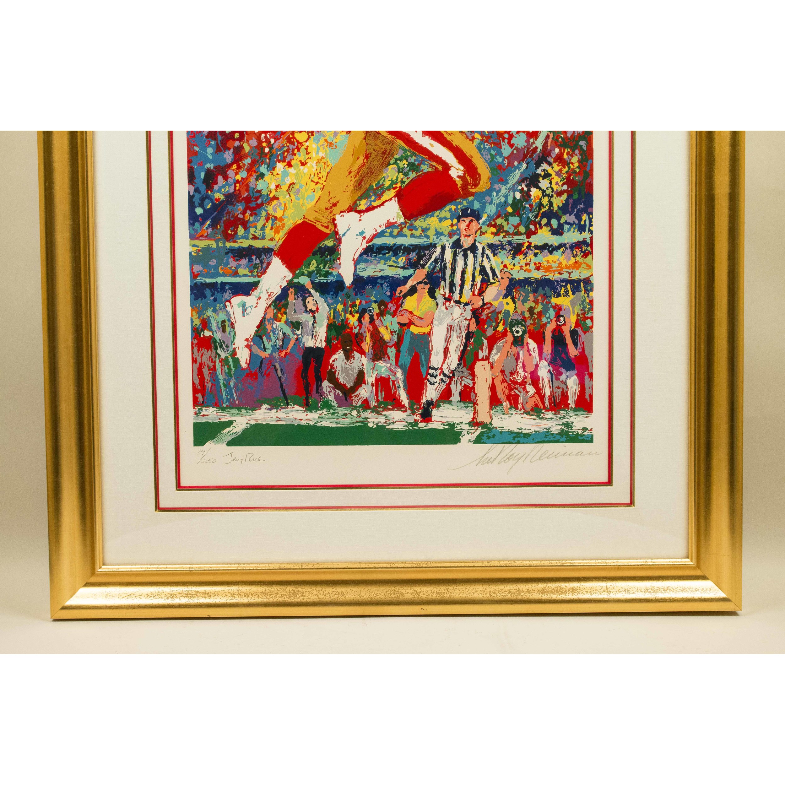 Leroy Neiman Serigraph, "127 & Counting Jerry Rice