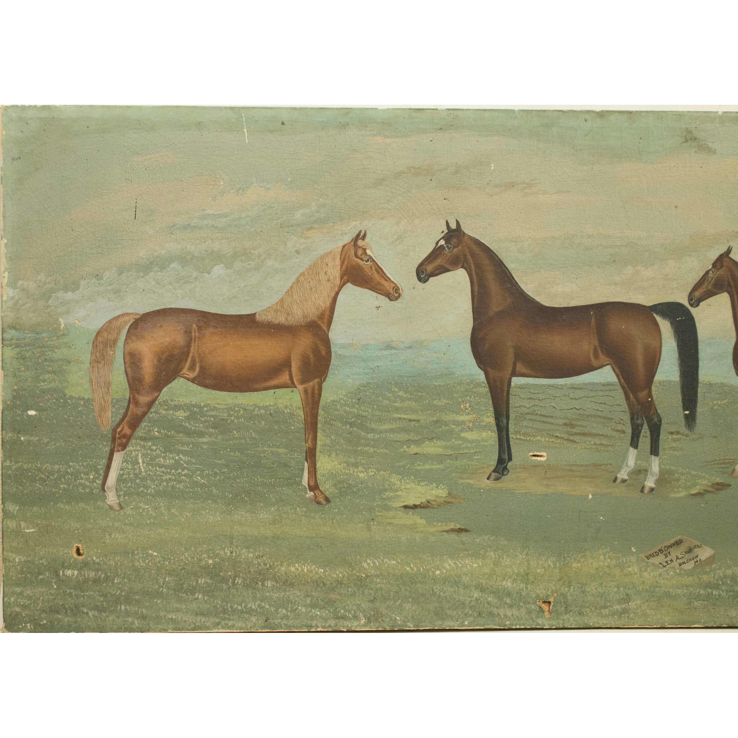 Quarter Horse Painting Witherell's Auction House