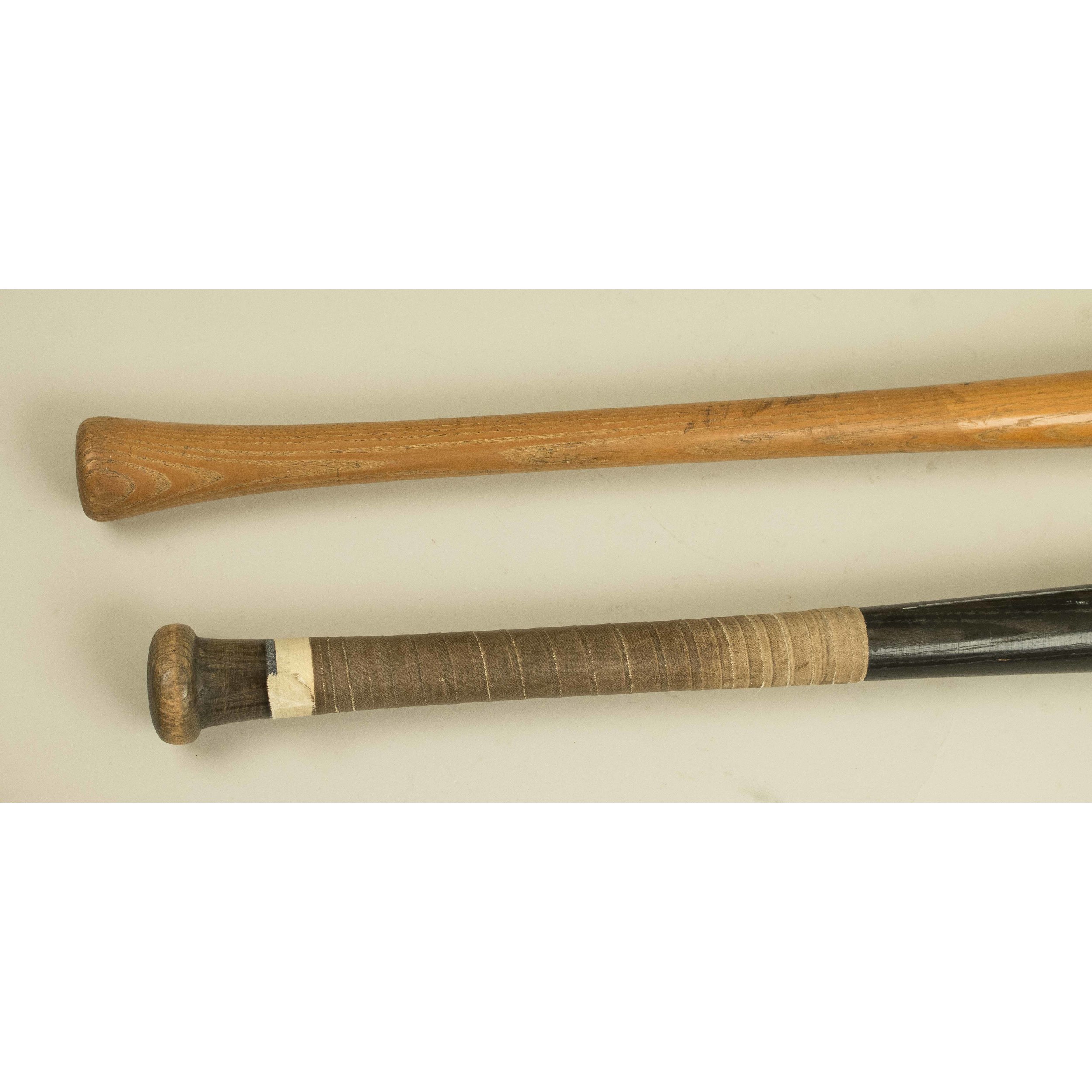 Stan Musial Photo & Two Vintage Baseball Bats Witherell's Auction House