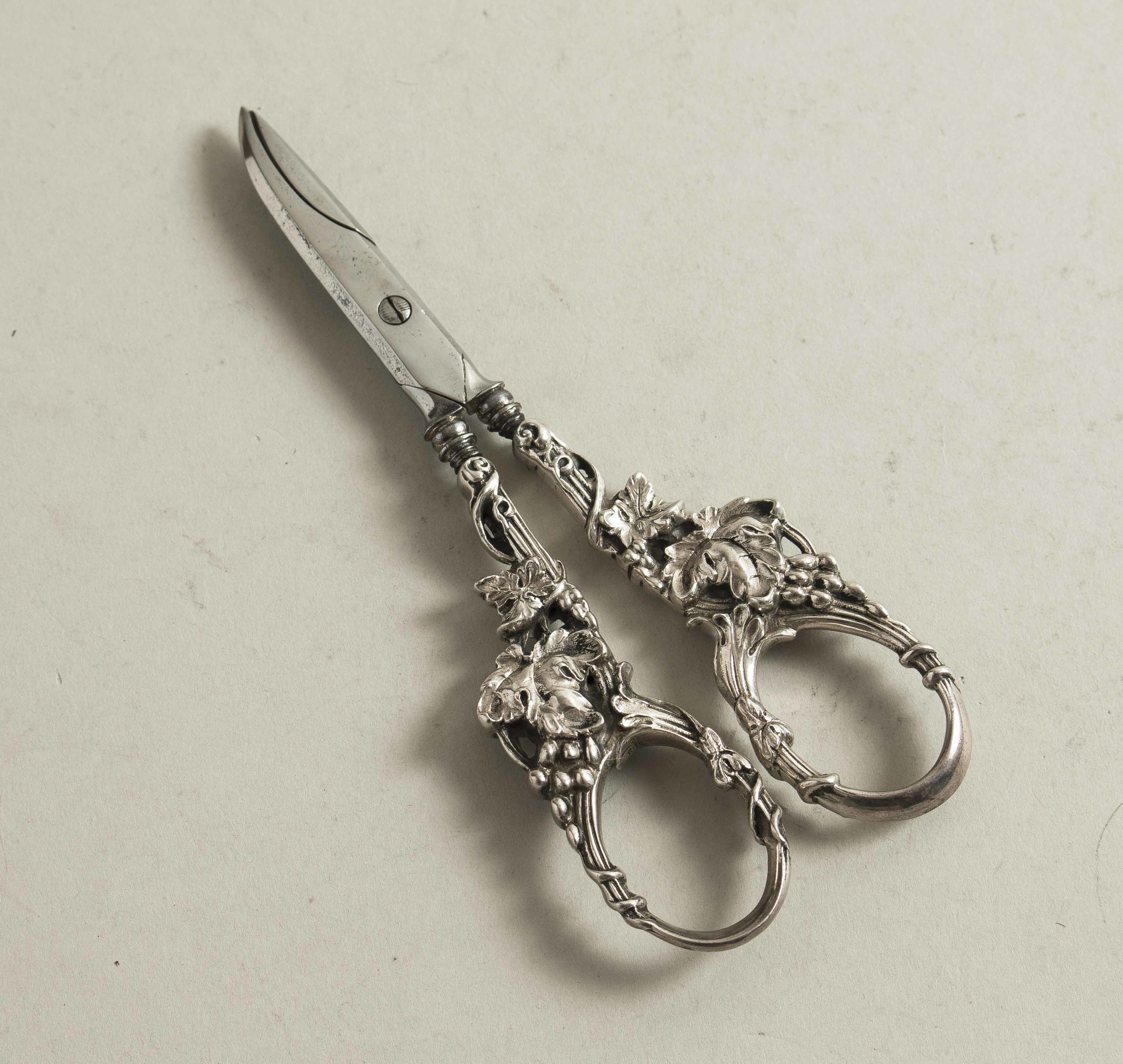 Sterling Silver Grape Shears Witherell's Auction House