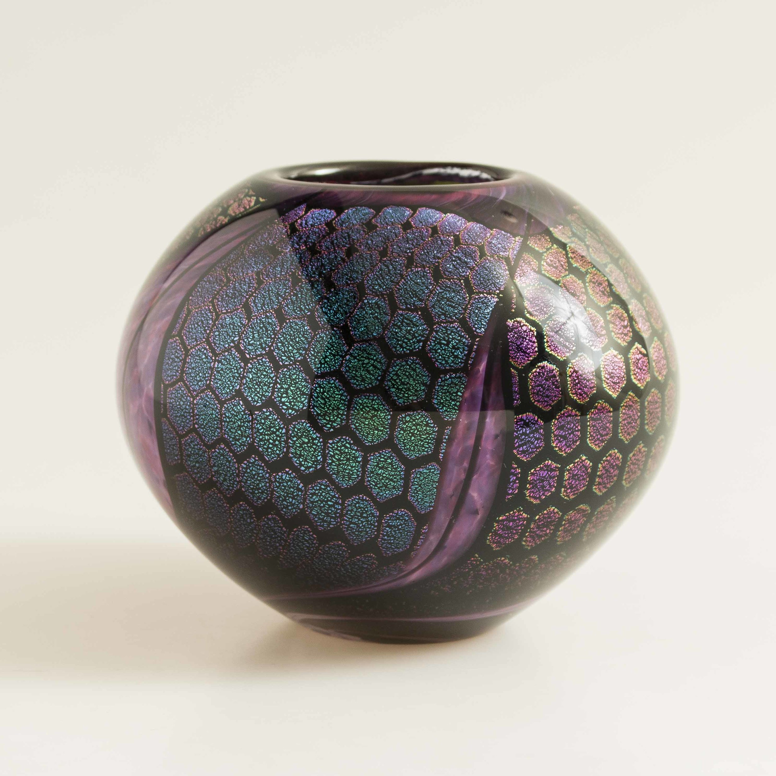Tim Lazer (Sacramento, 20th c) Art Glass Vase Witherell's Auction House