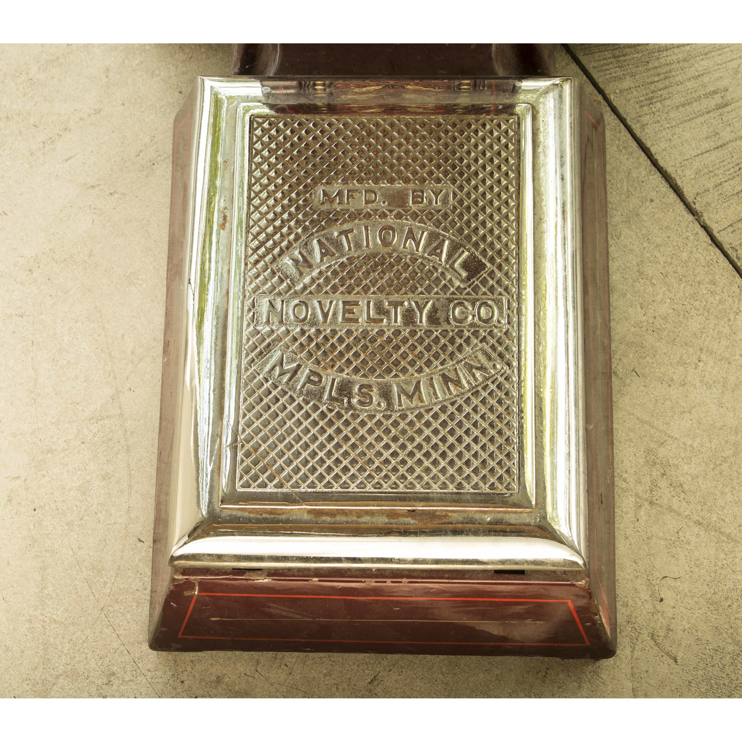 Coin Operated National Novelty Penny Scale Witherell's Auction House