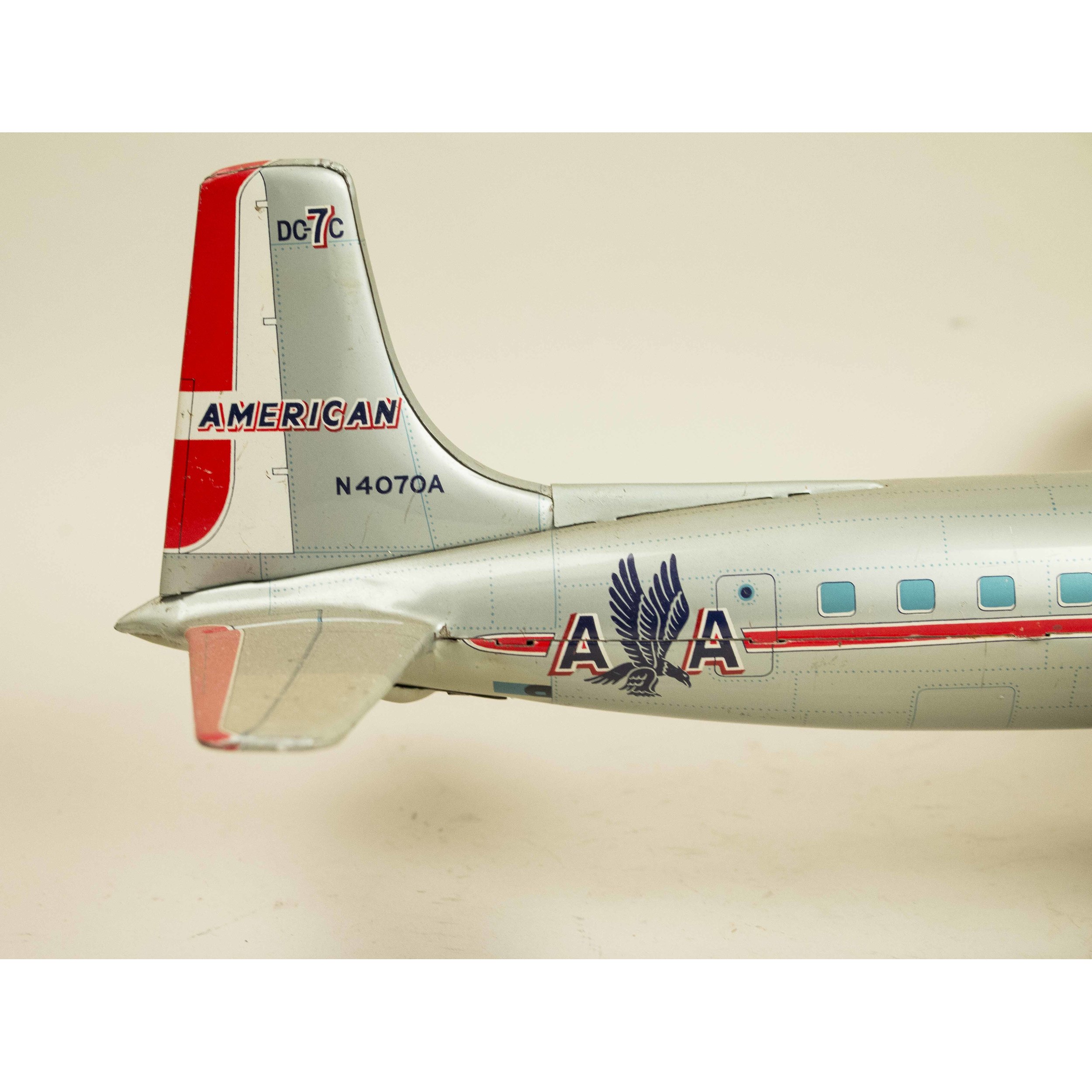 American Airlines Toy Airplane Witherell's Auction House