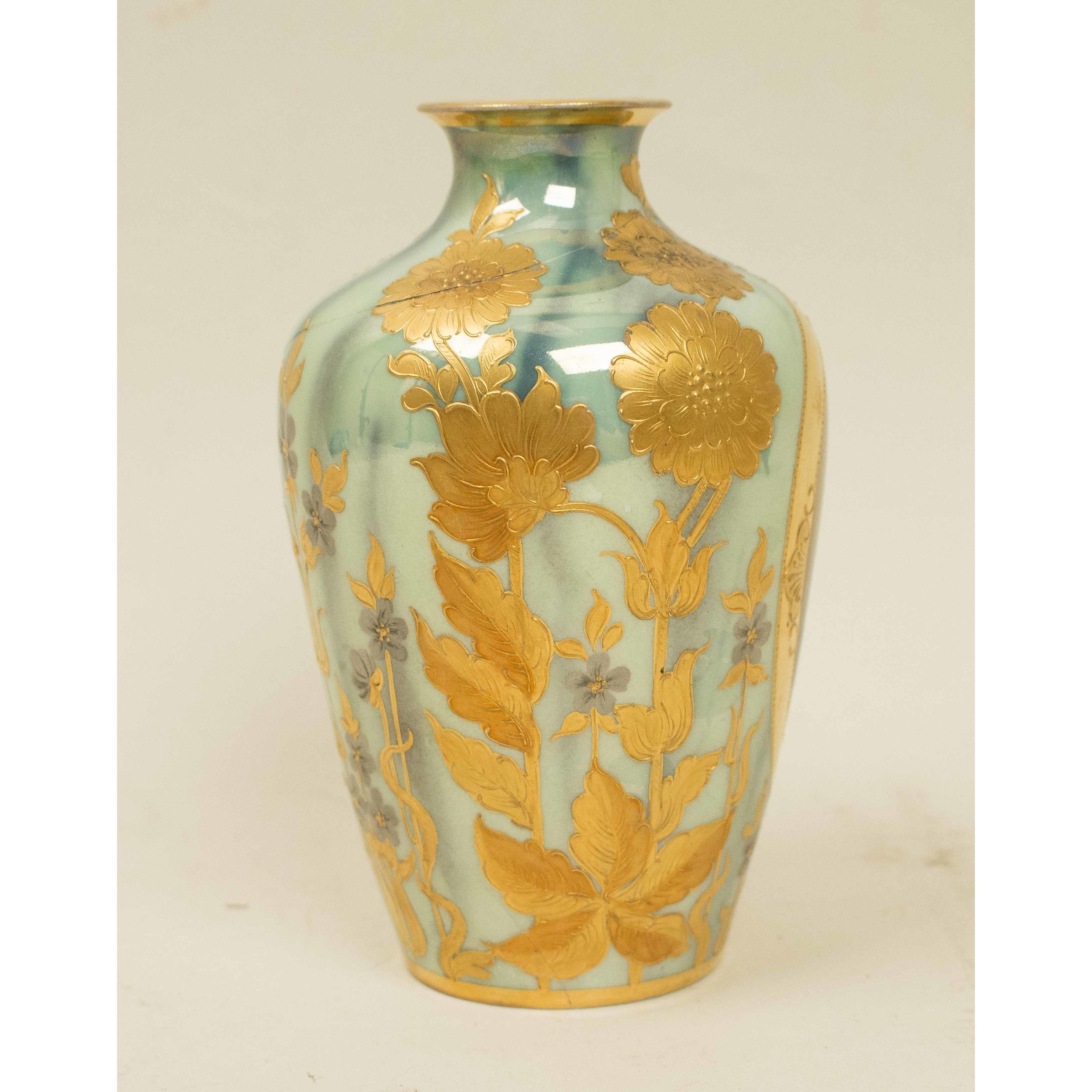 Porcelain Vase & Plate Witherell's Auction House