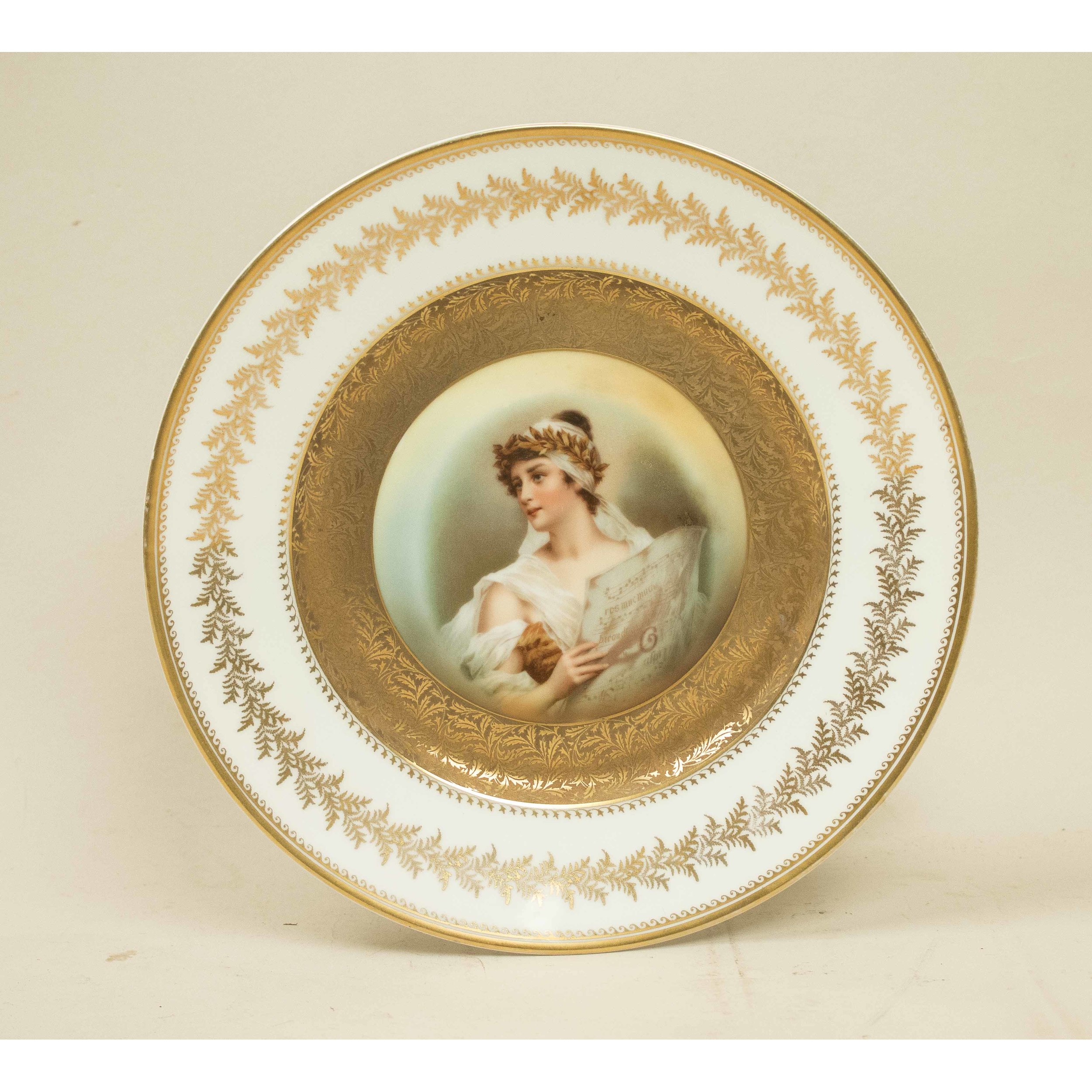 Porcelain Vase & Plate Witherell's Auction House