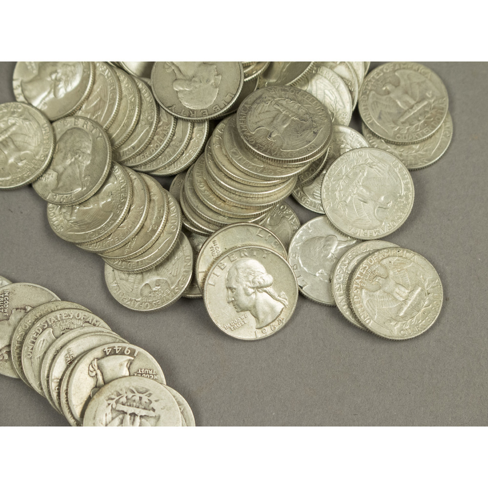 Assorted American Silver Pre1964 Quarters Witherell's Auction House