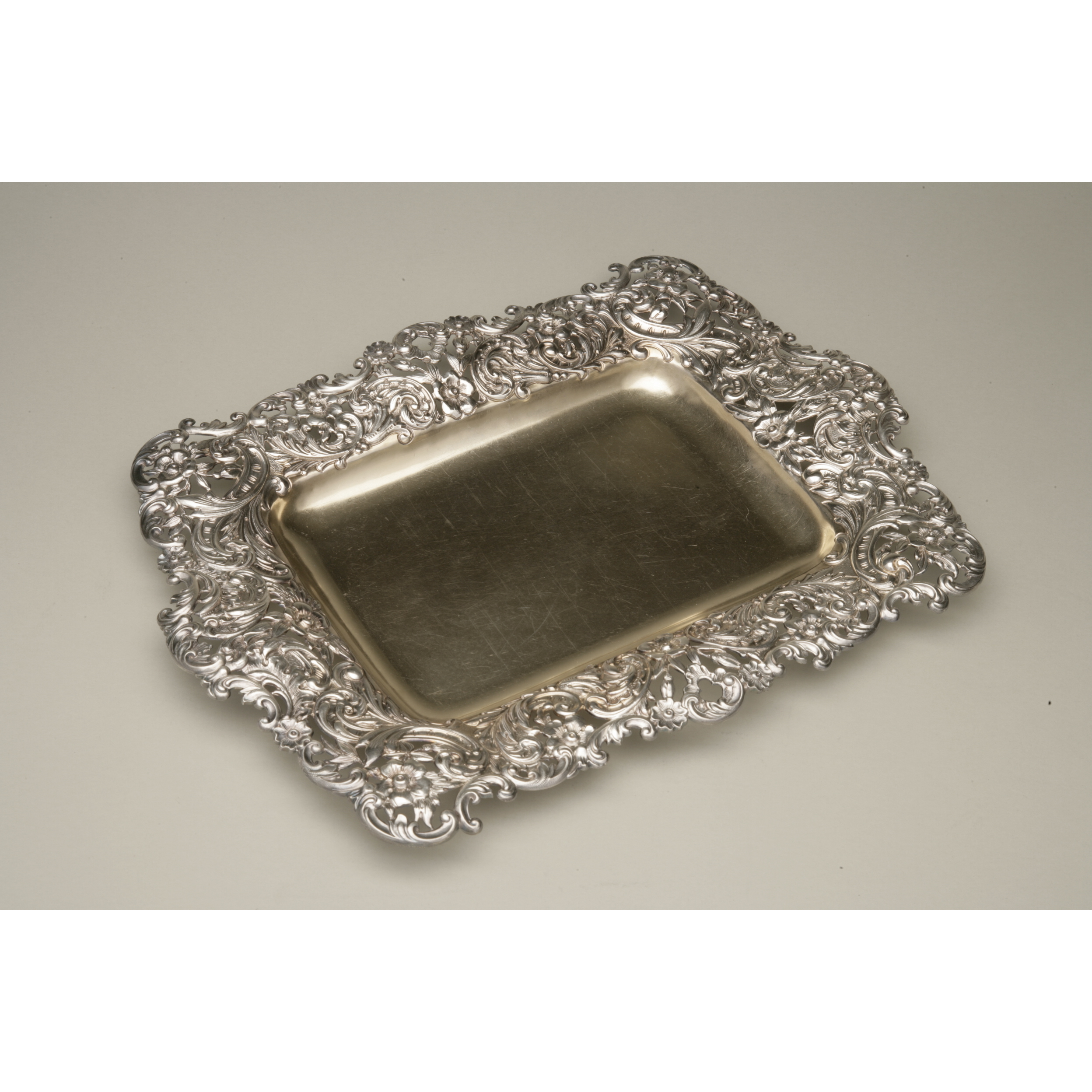 Shreve (1852present) Sterling Ice Cream Tray Witherell's