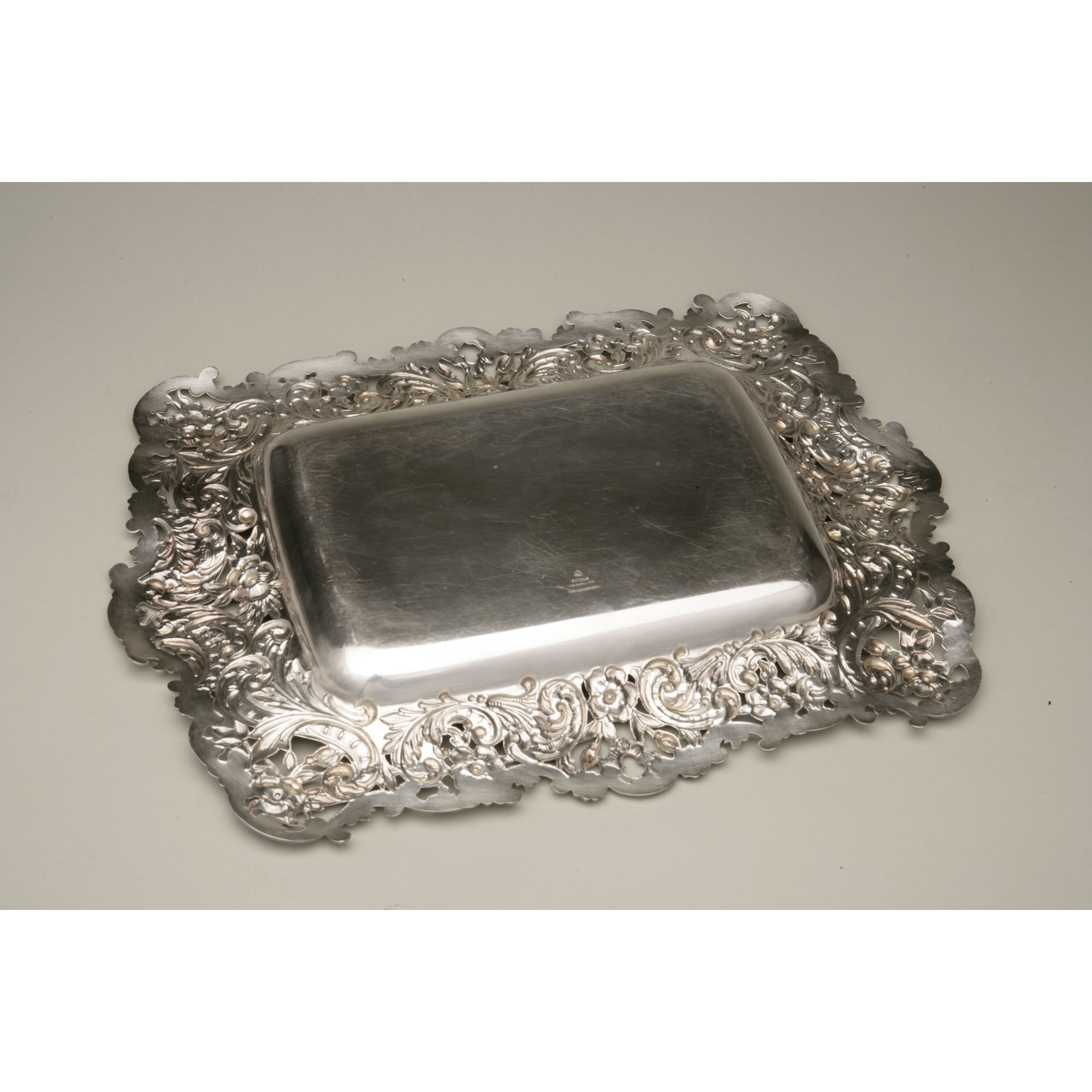Shreve (1852present) Sterling Ice Cream Tray Witherell's
