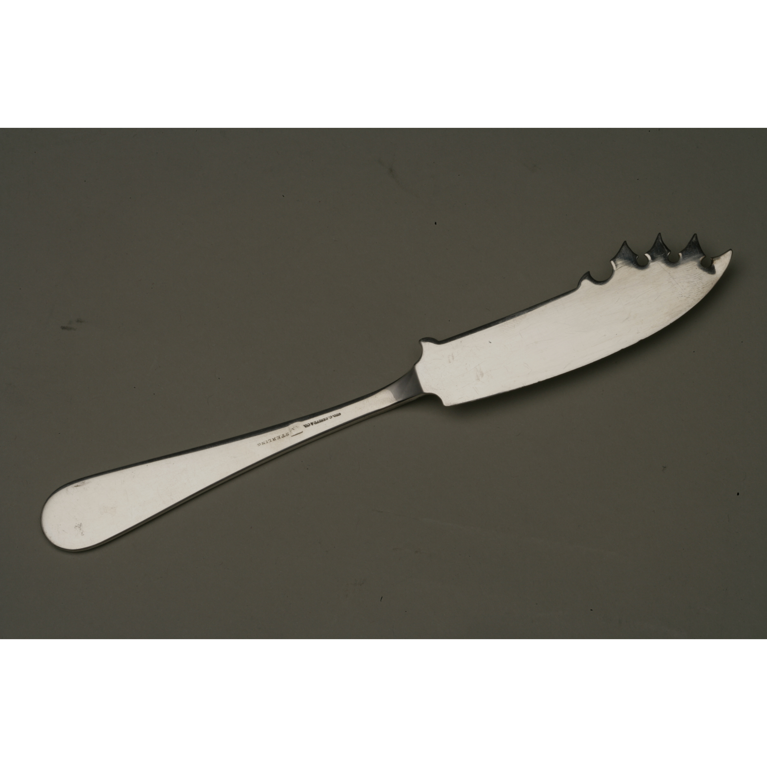 Shreve & Co. (1852present) Sterling Cheese Knife & Plate Witherell's Auction House