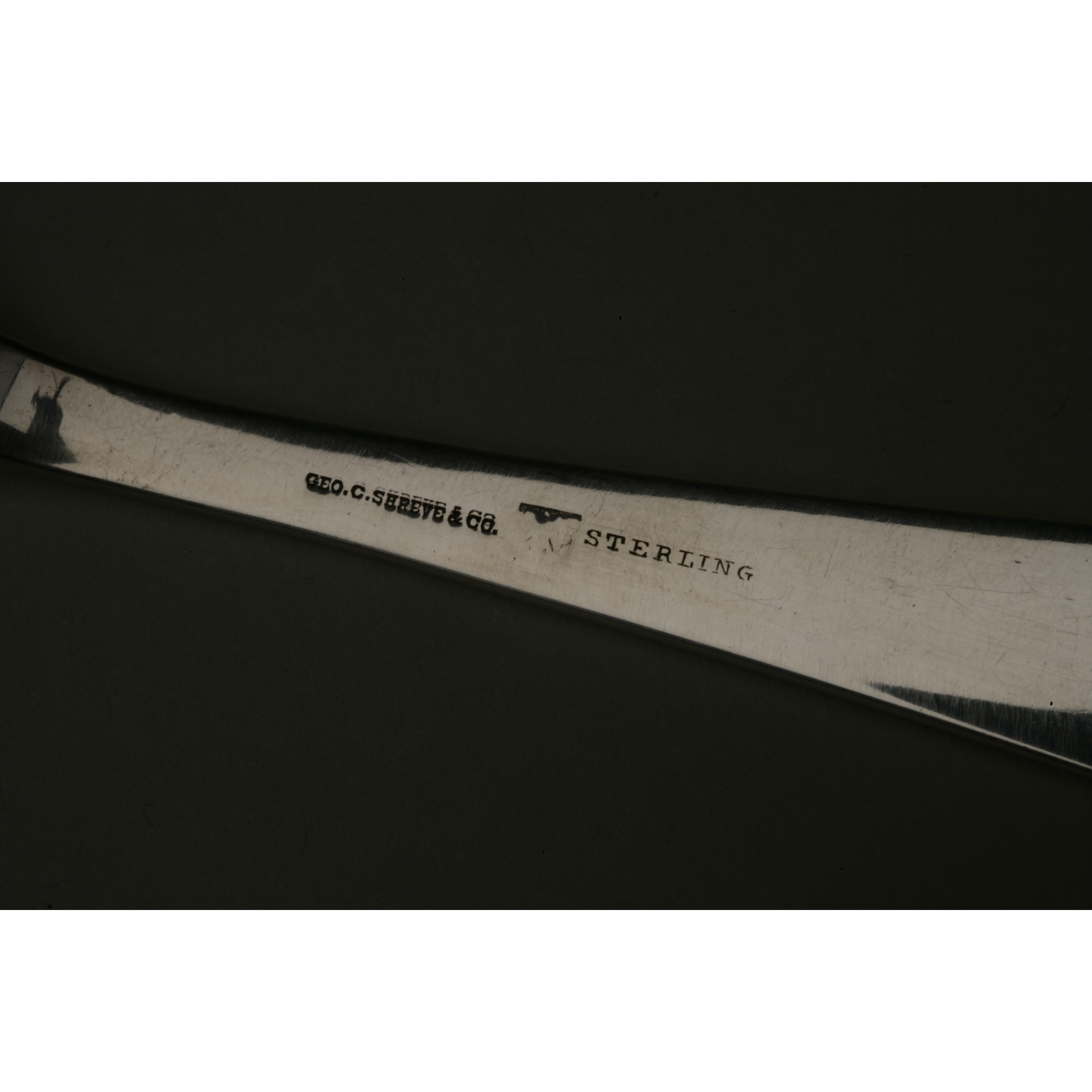 Shreve & Co. (1852present) Sterling Cheese Knife & Plate Witherell's Auction House