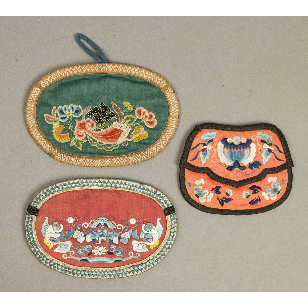 Assorted Asian Needlework Witherell's Auction House