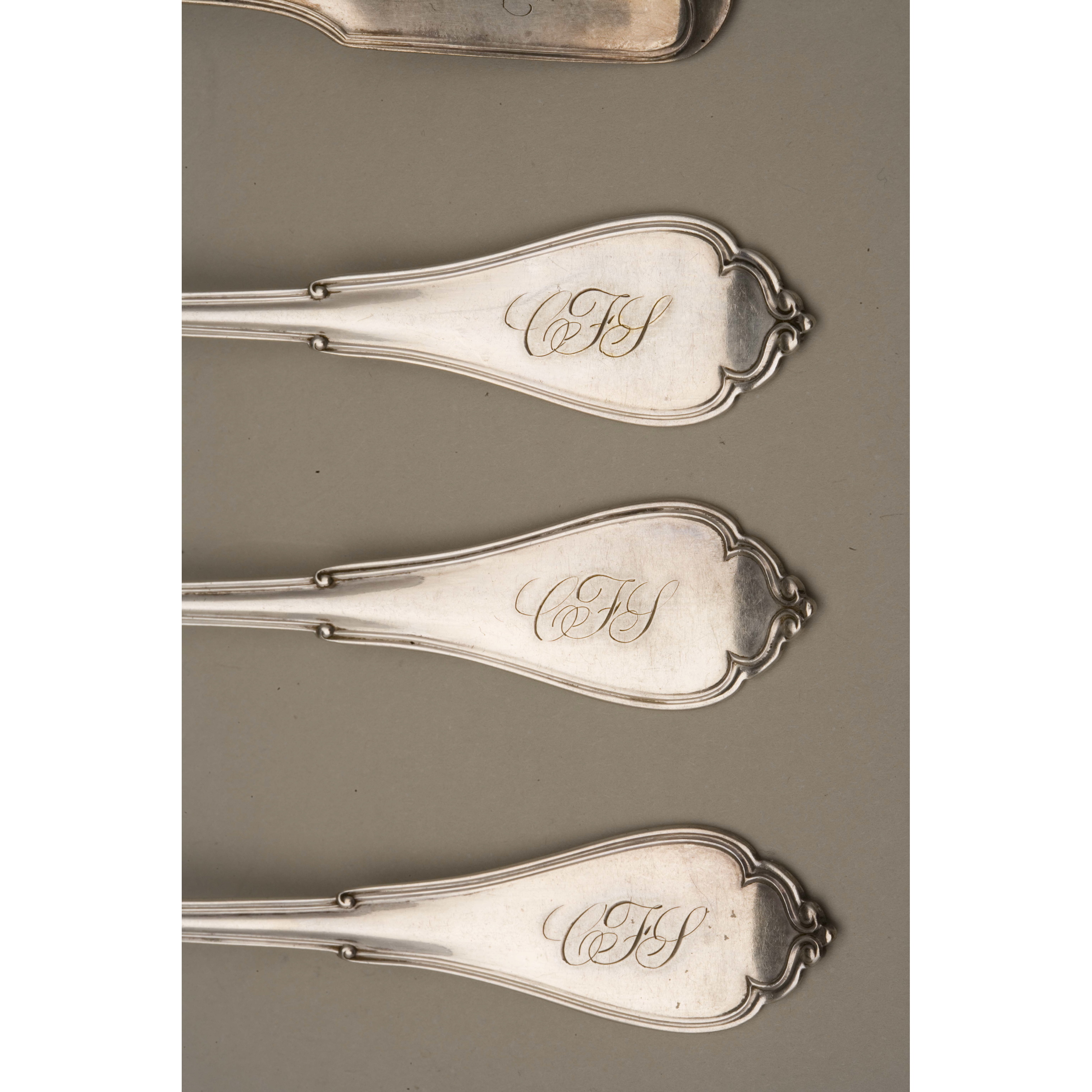 11 Pieces Assorted Silver Flatware, J. Lewis Witherell's Auction House