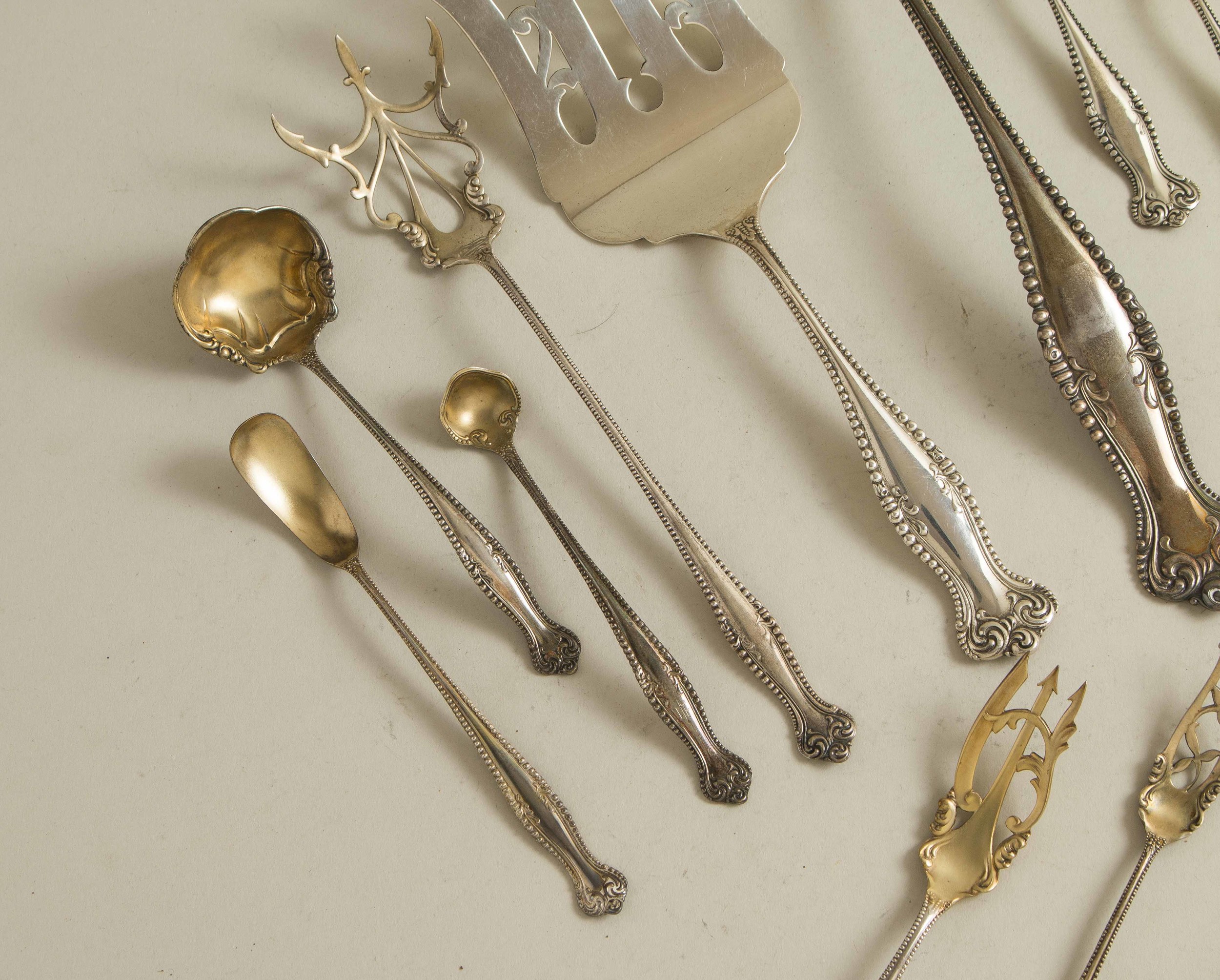 Towle Sterling Flatware & Serving Pieces, Canterbury Pattern Witherell's Auction House