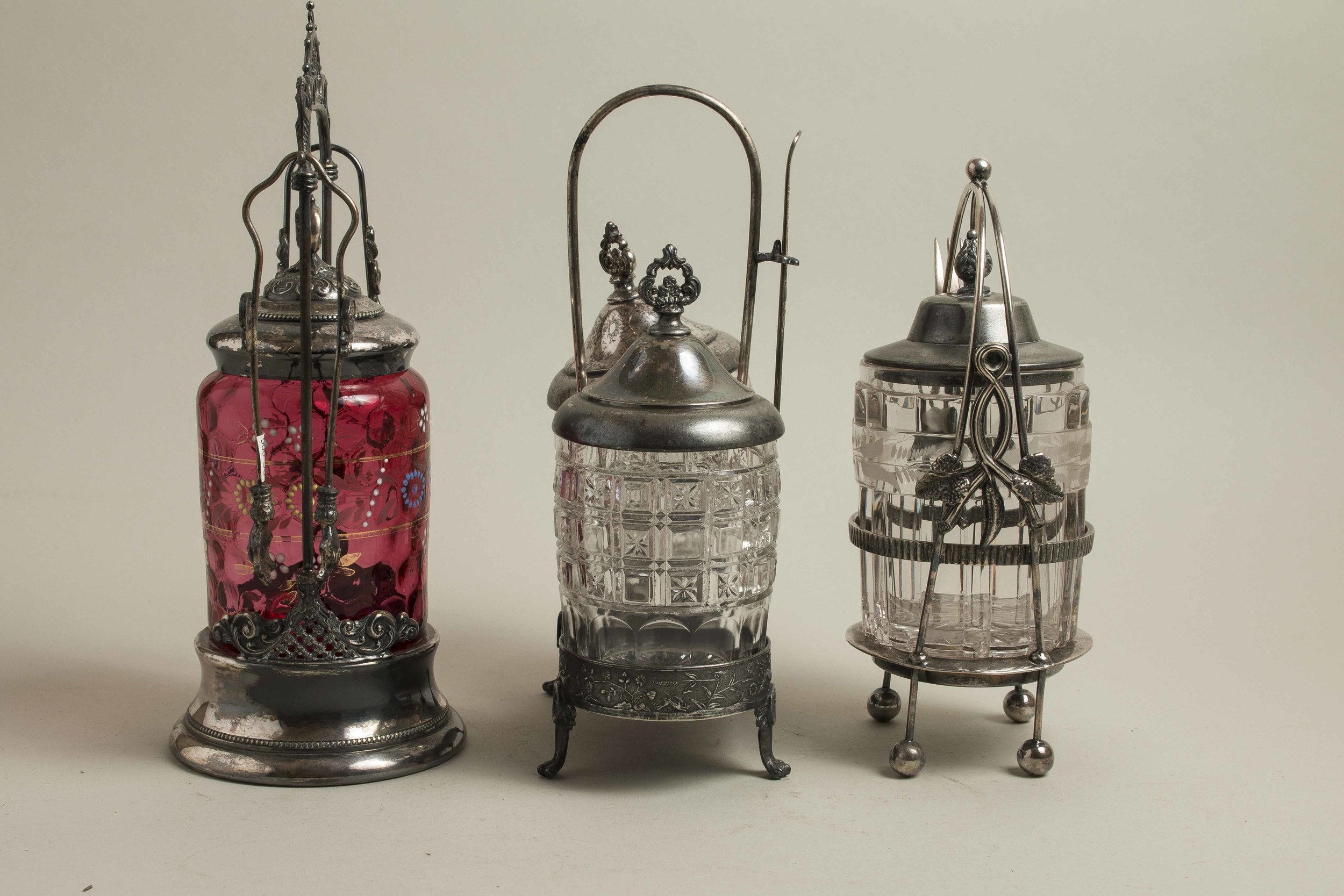 Assorted Pickle Casters Witherell's Auction House