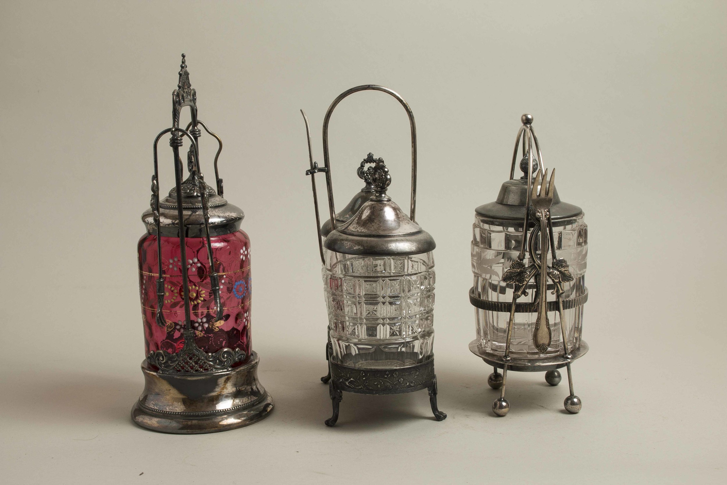 Assorted Pickle Casters Witherell's Auction House