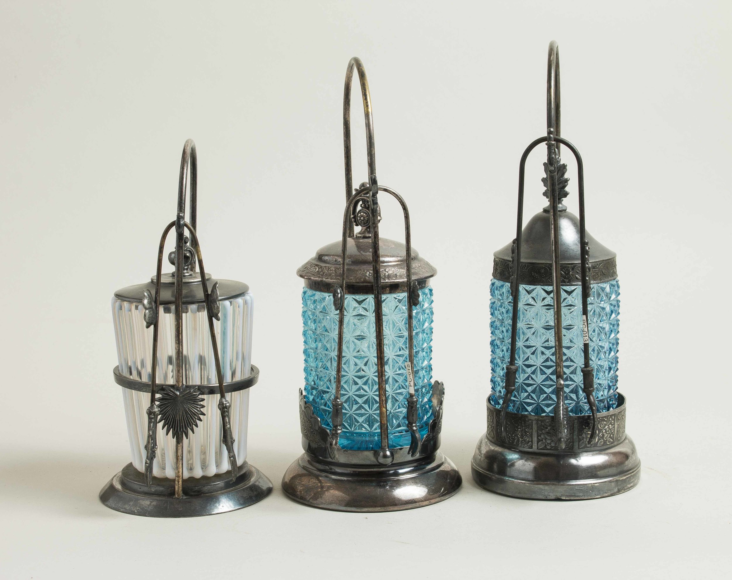 Three Pickle Casters Witherell's Auction House