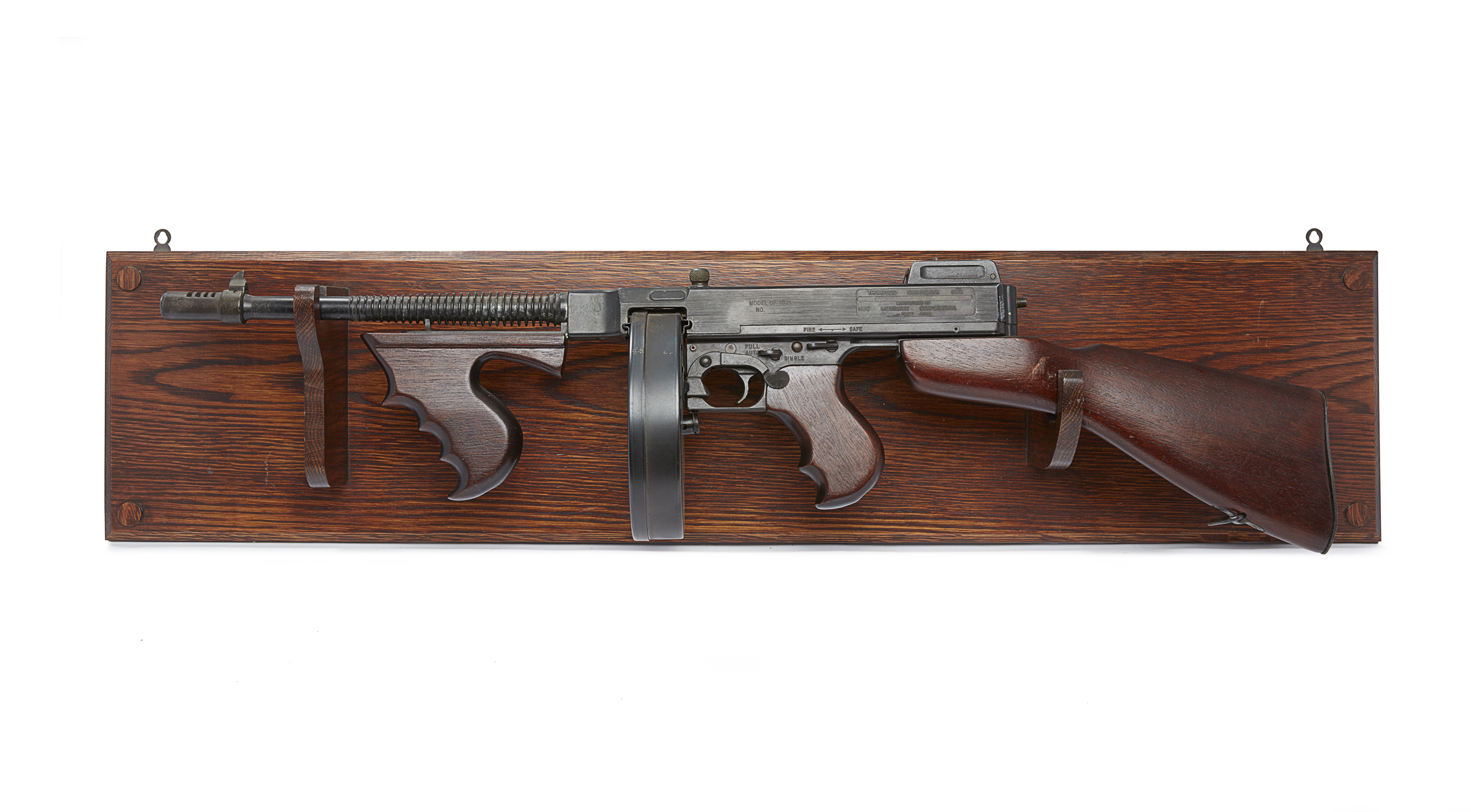 Replica of Thompson Submachine Gun Witherell's Auction House