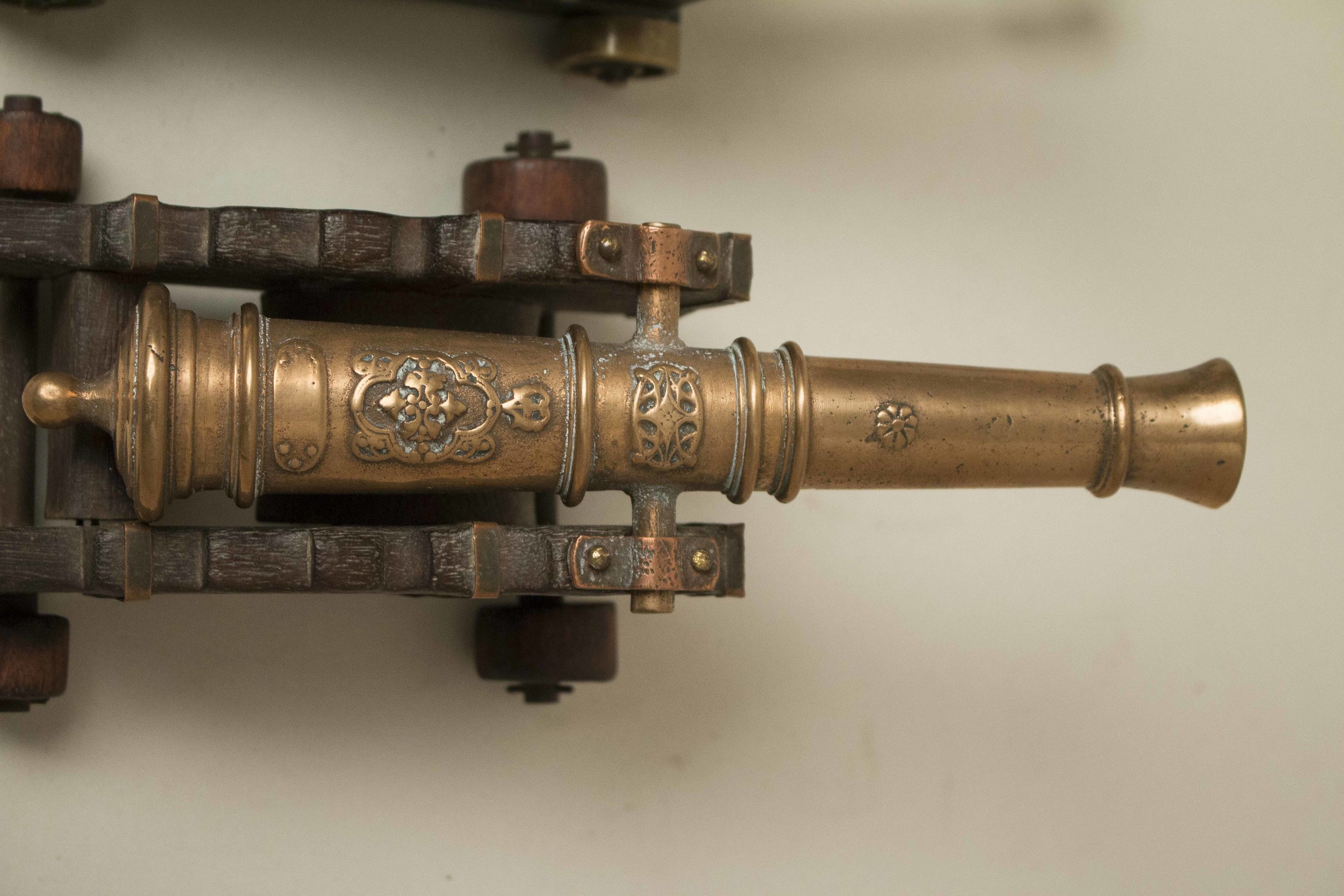 Pair of Model Cannons Witherell's Auction House