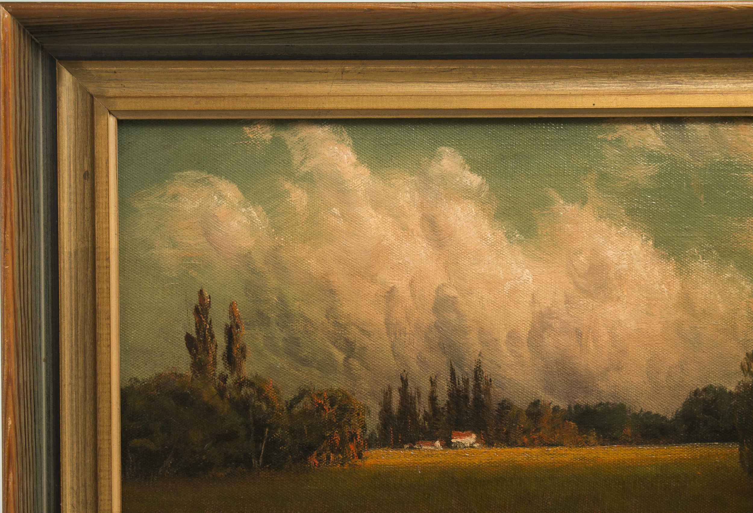 J.E. Stuart Landscape Painting, "Near Galt" Witherell's Auction House