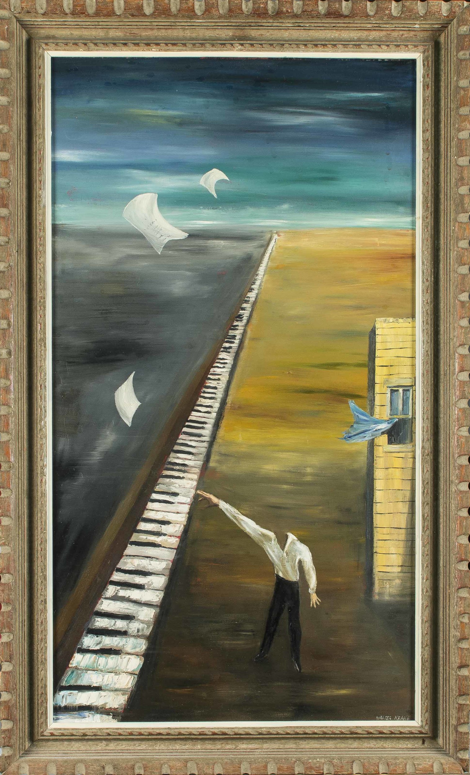 Walter Keane Painting Witherell's Auction House