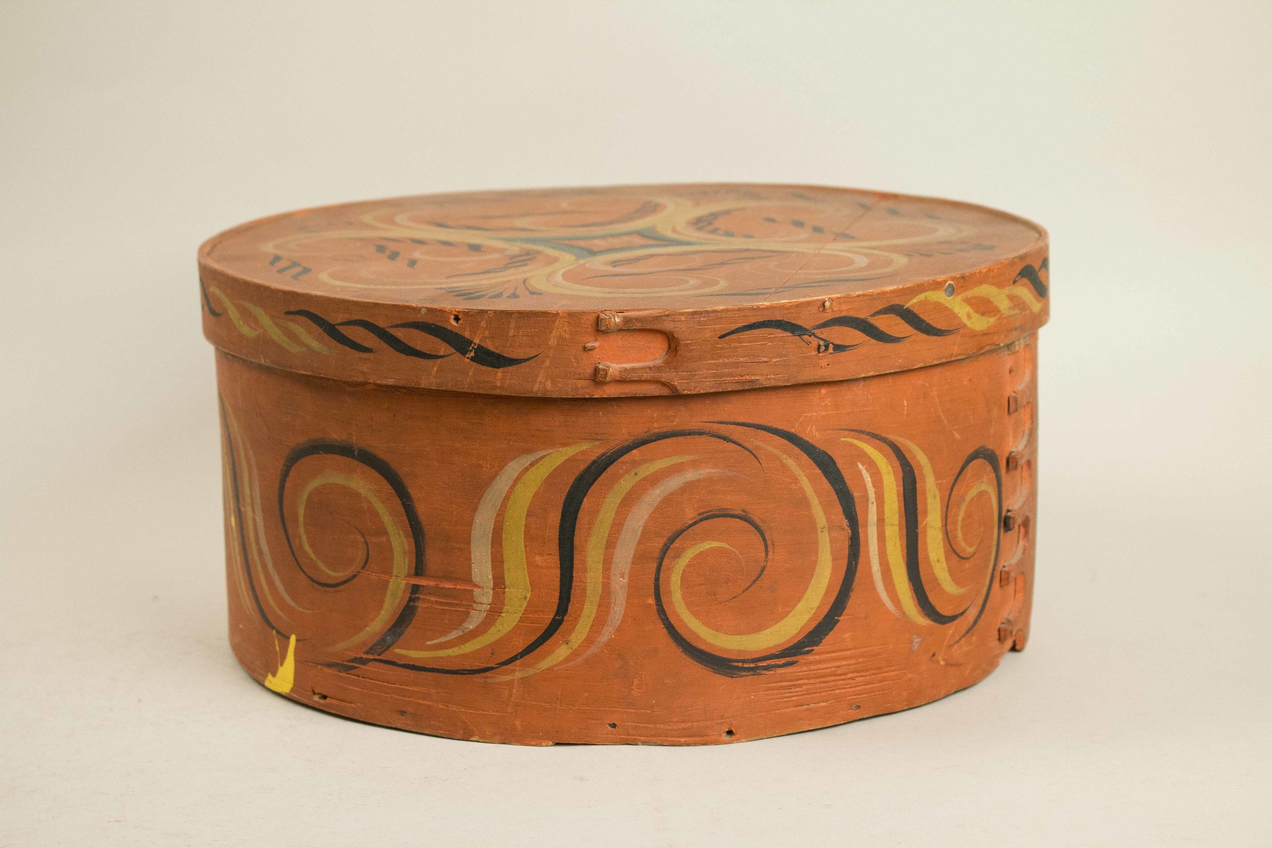 Painted Wood Box Witherell's Auction House