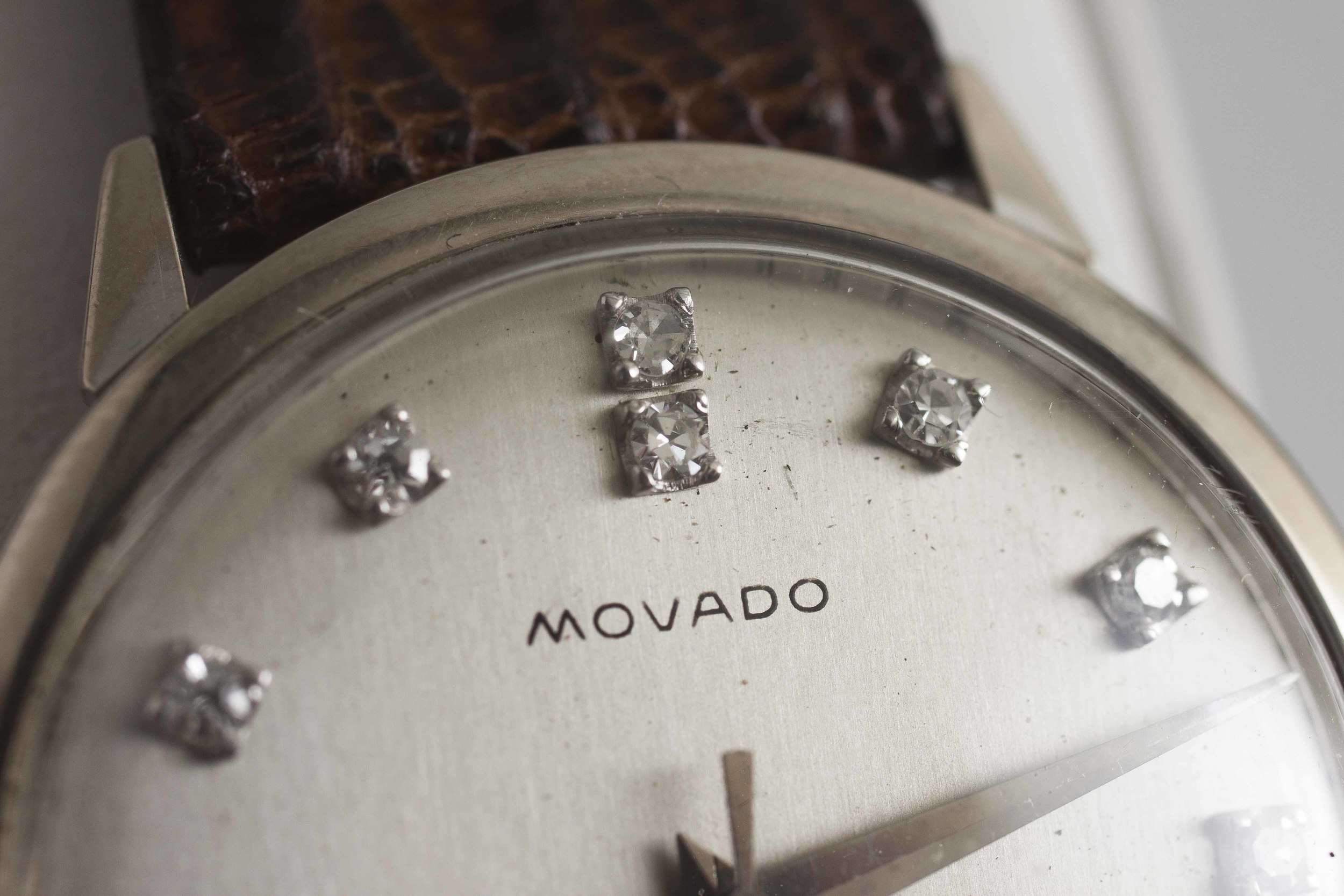 Movado Men's Diamond Dial 14k Watch Witherell's Auction House