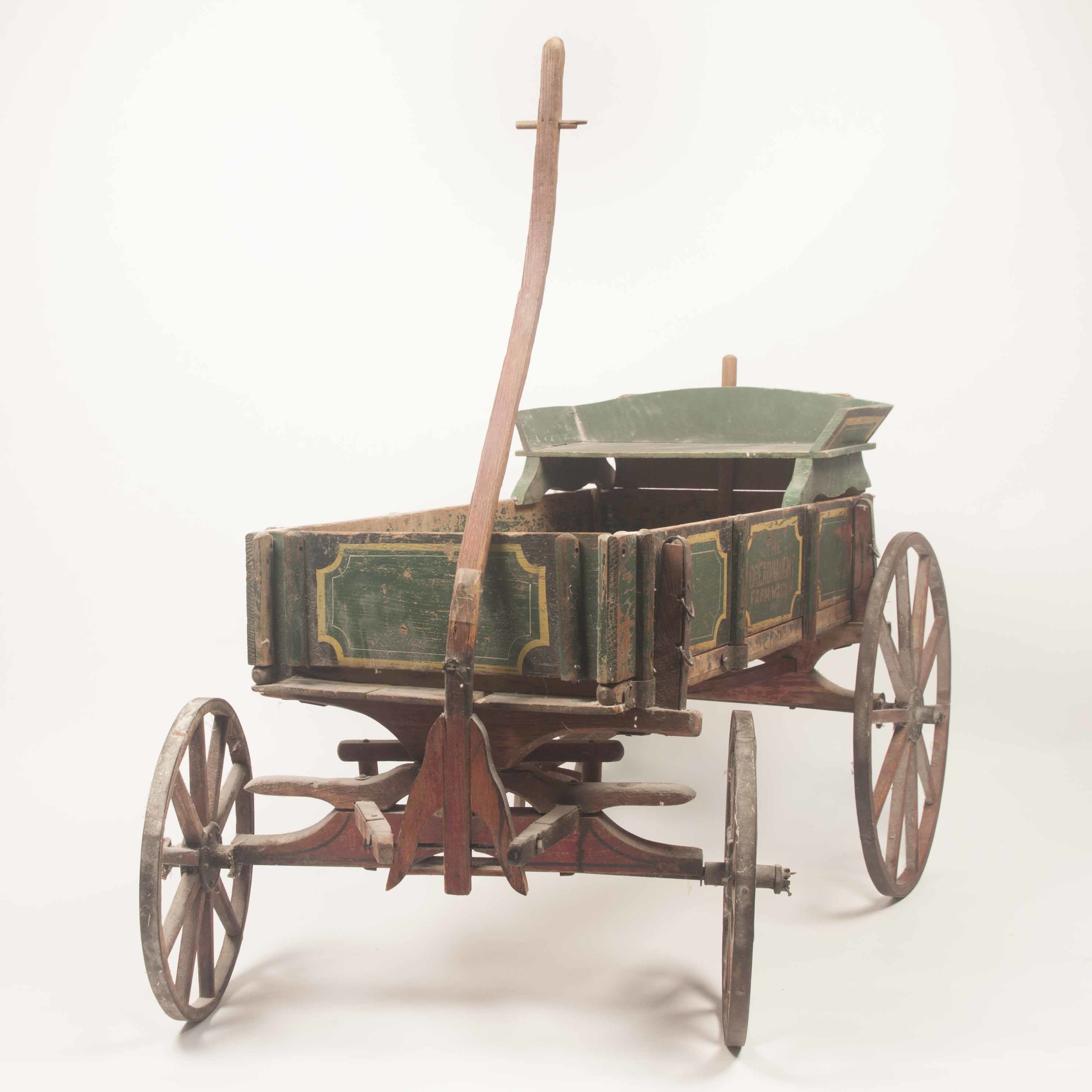 Painted Wood Wagon Witherell's Auction House