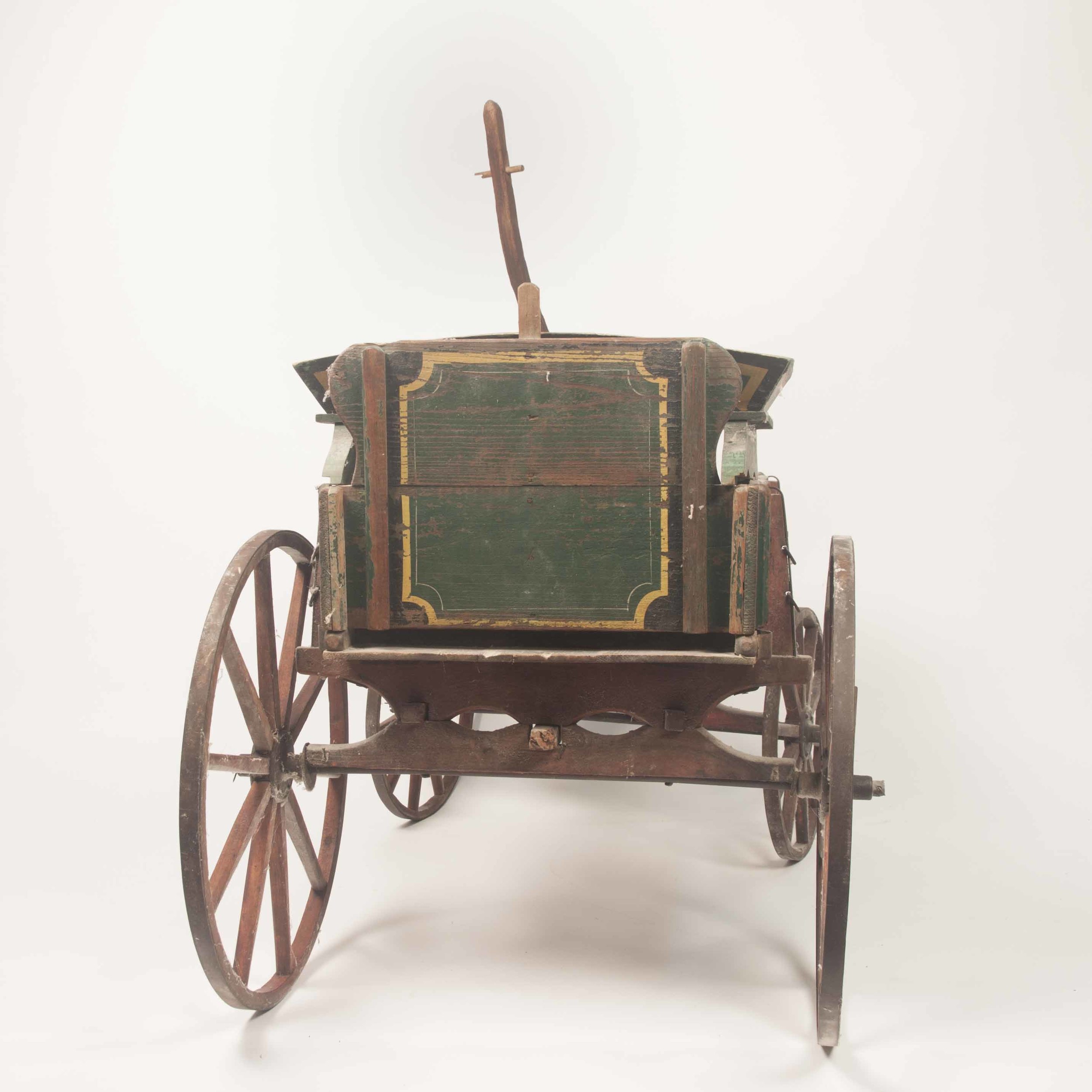 Painted Wood Wagon Witherell's Auction House