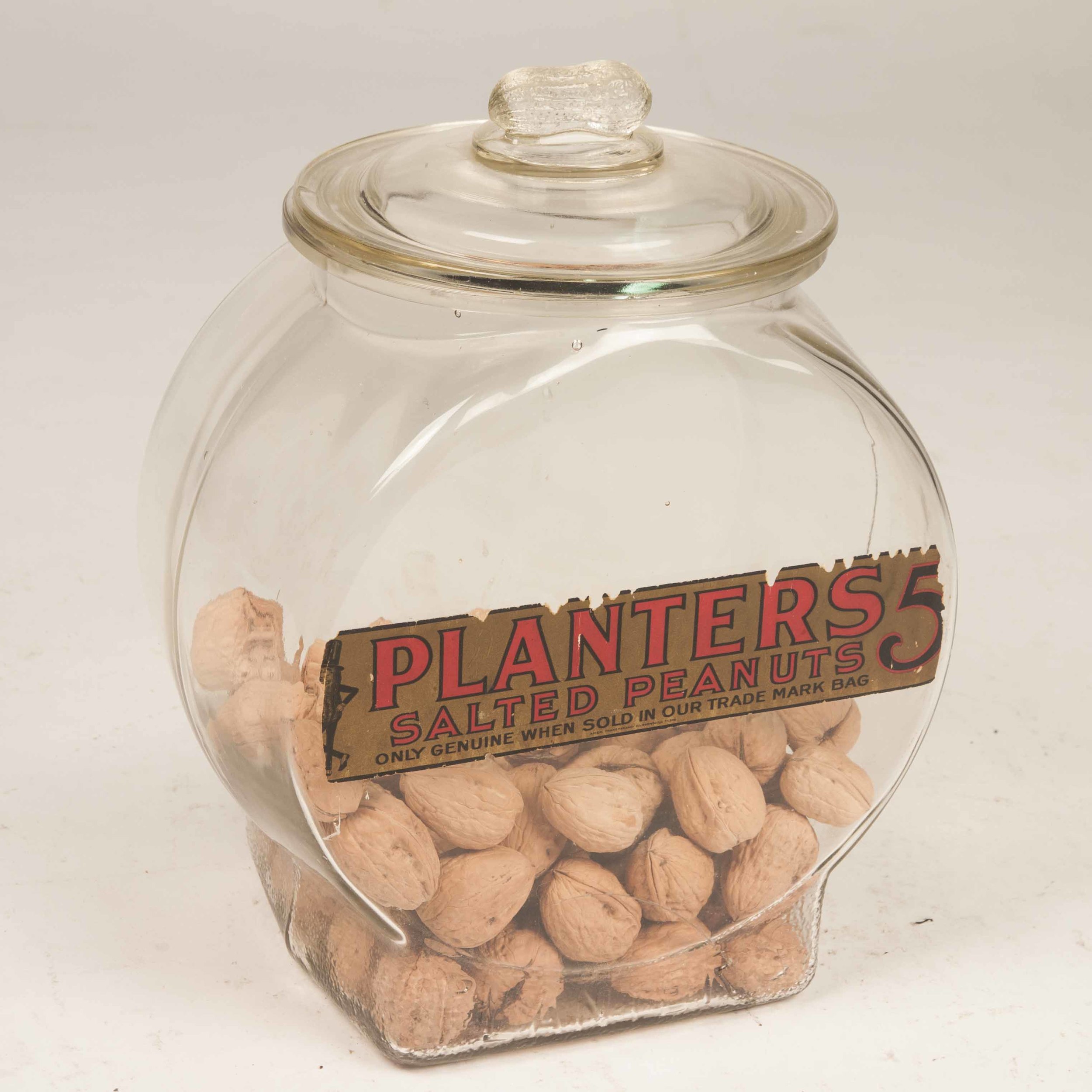 Planters Salted Peanuts Glass Jar Witherell's Auction House