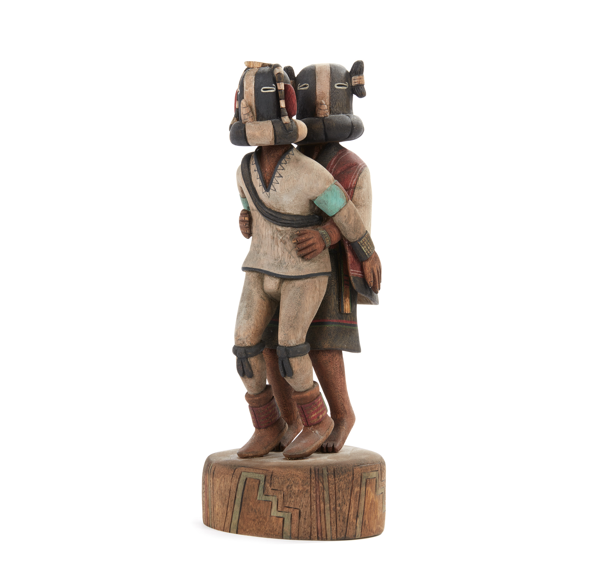 Hopi Kokopelli Kachinas "Kokopöllo & Kokopöllo Mana, Raymond Sumatzkuku