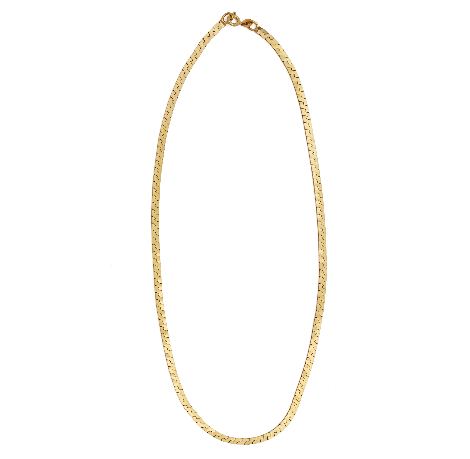Aurea 14K Yellow Gold Italian Necklace, 21.7 grams Witherell's