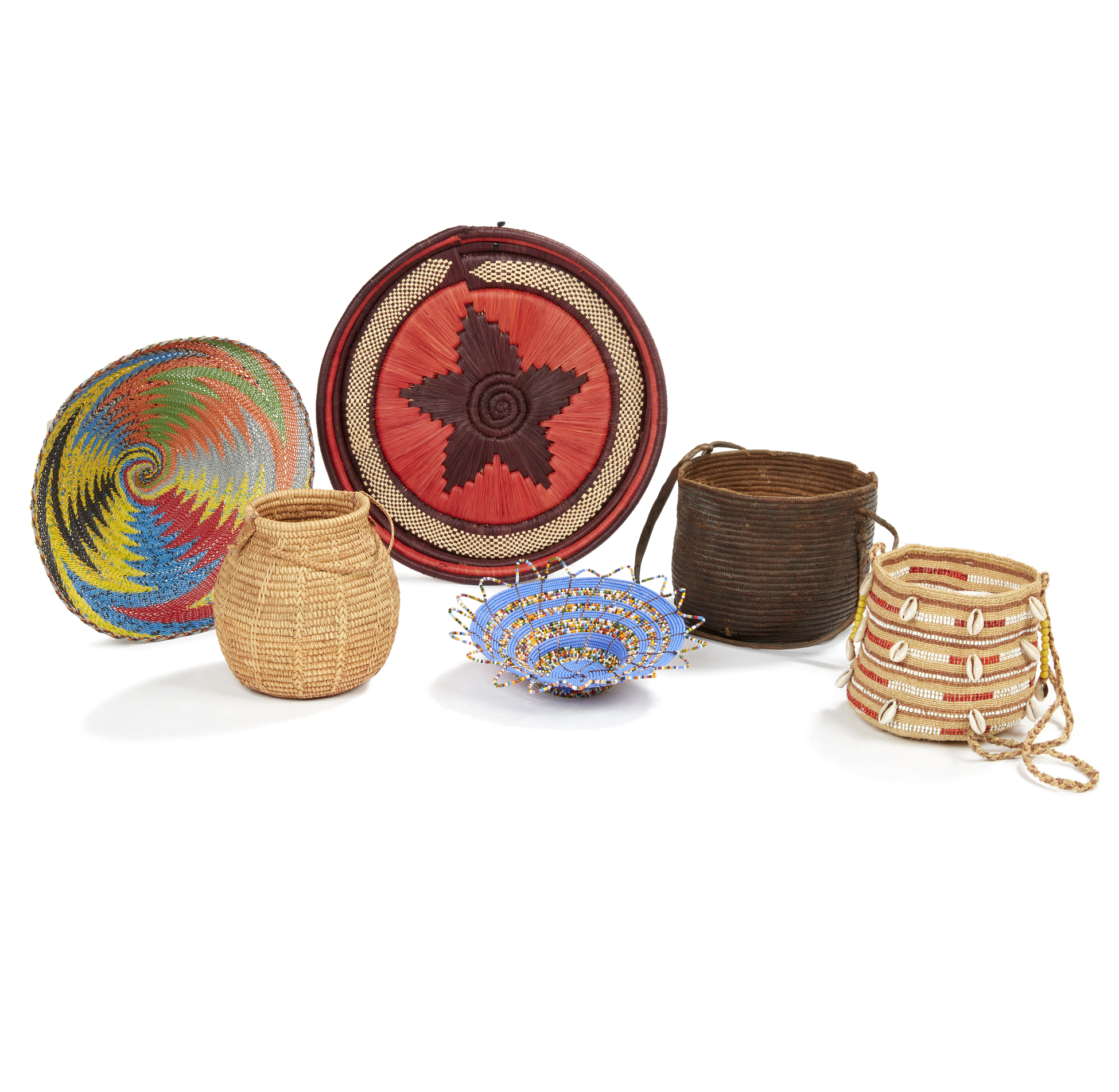 Kenya Coast, Basket, Maasai Basket, Zulu Telephone Wire Basket, Nimba