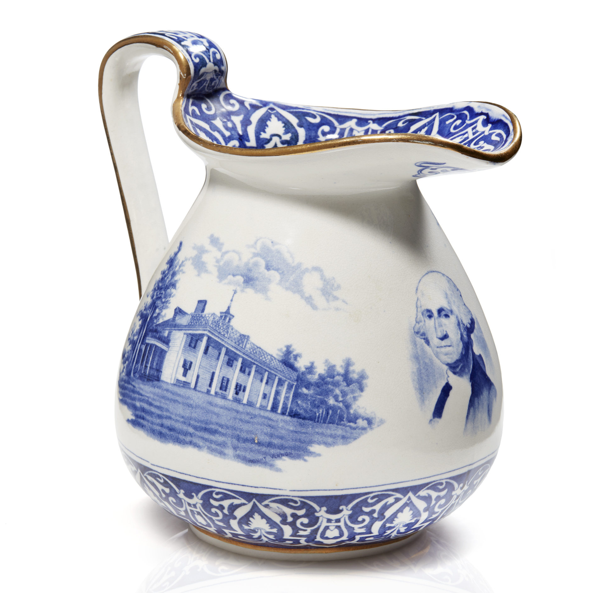 Buffalo Pottery Washington" Pitcher Witherell's Auction House