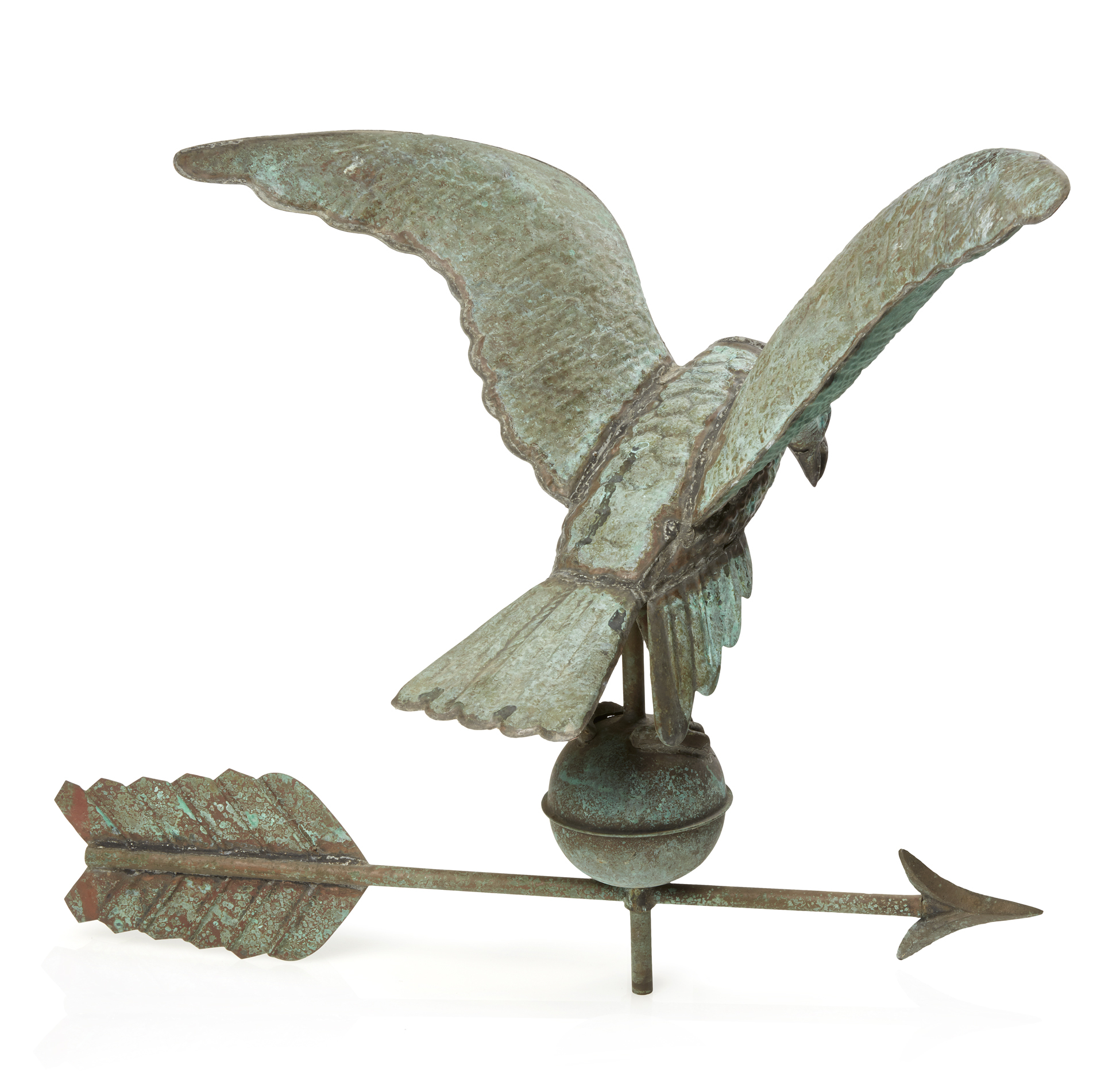 Copper Eagle Weathervane, 20th Century Witherell's Auction House