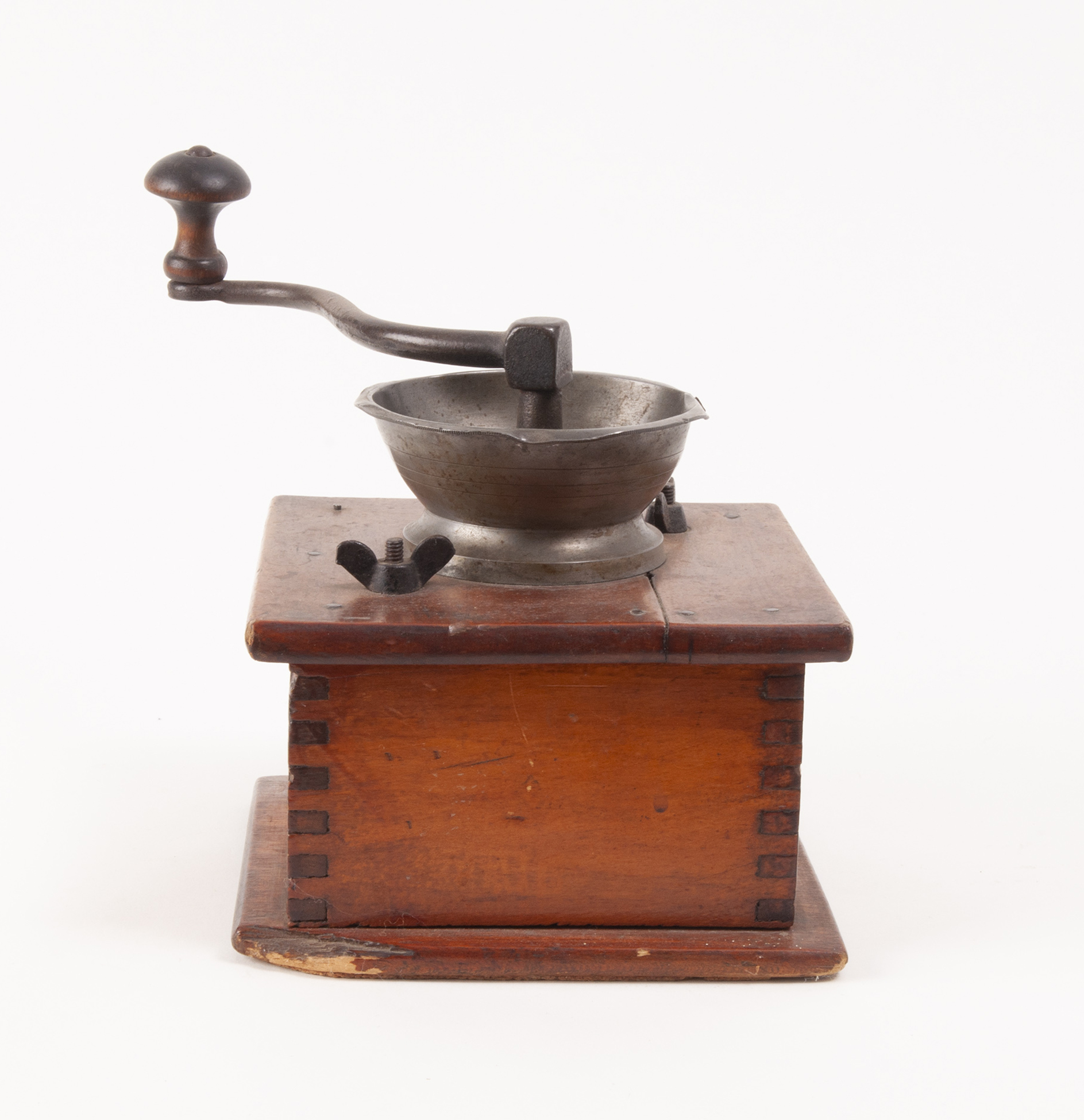 Antique Primitive Coffee Mill Witherell's Auction House