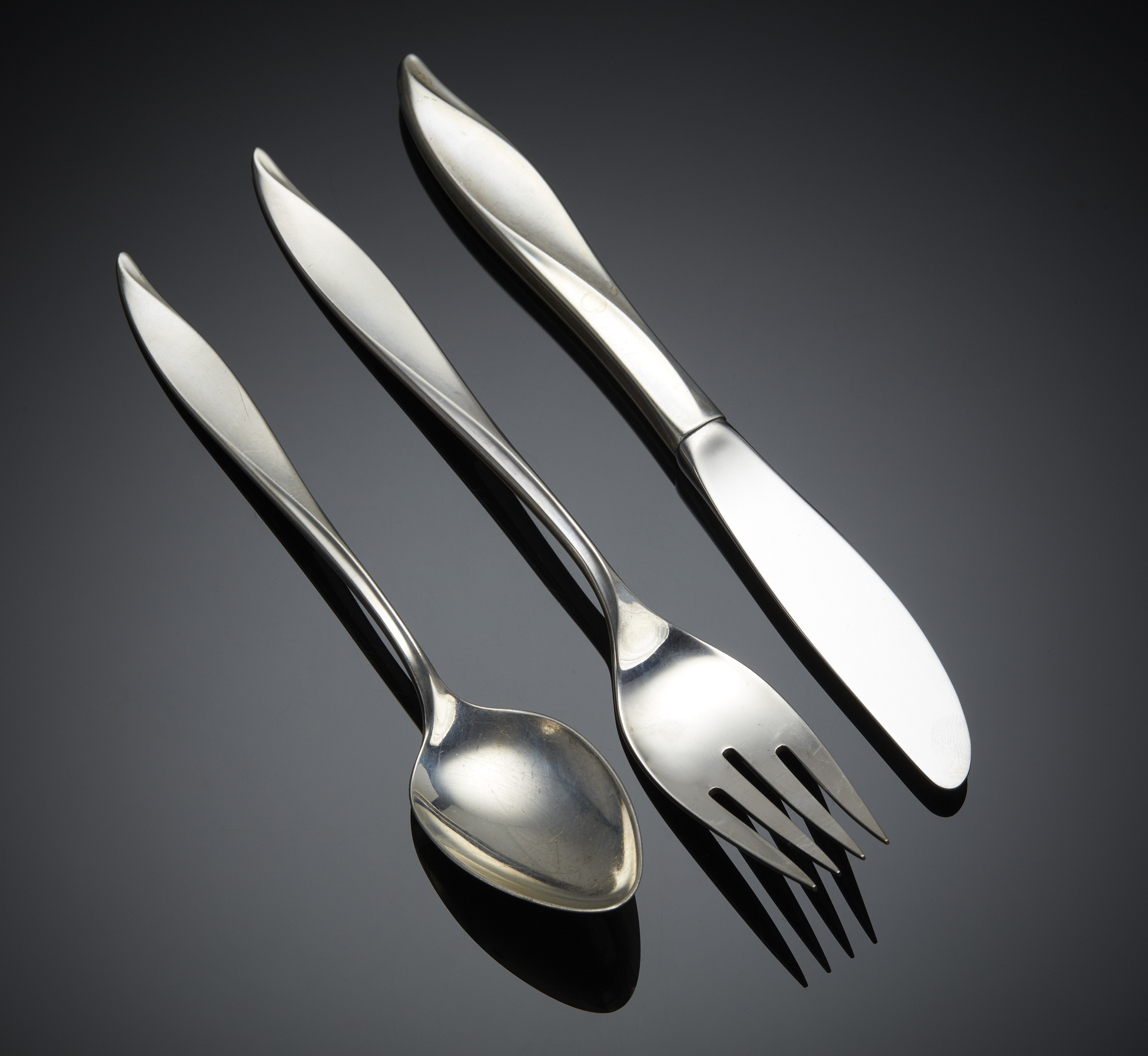 Oneida Sterling Flatware, Vivant Pattern Witherell's Auction House