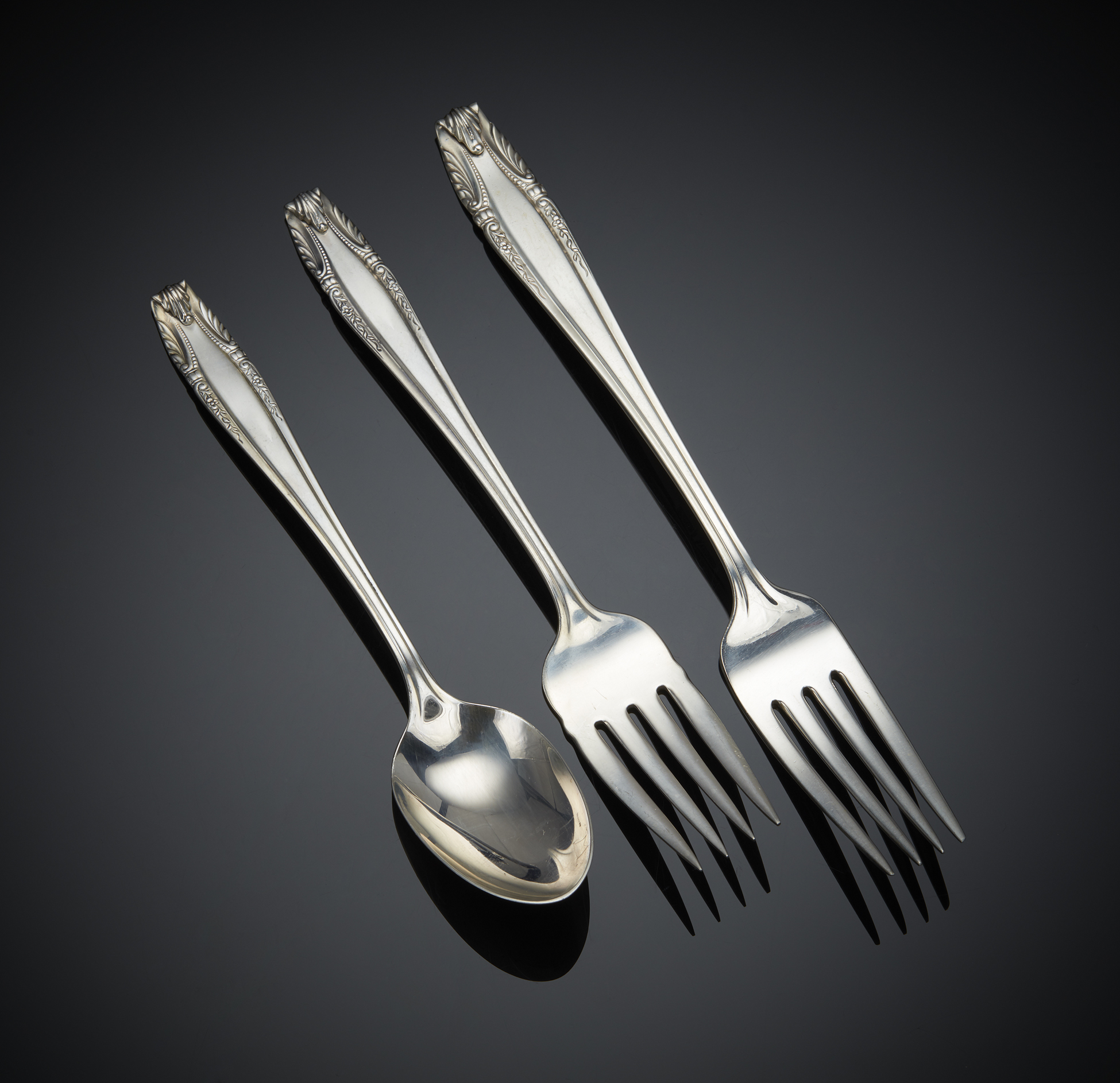 WALLACE STERLING SALAD FORK ~ STRADIVARI ~ NO MONO S