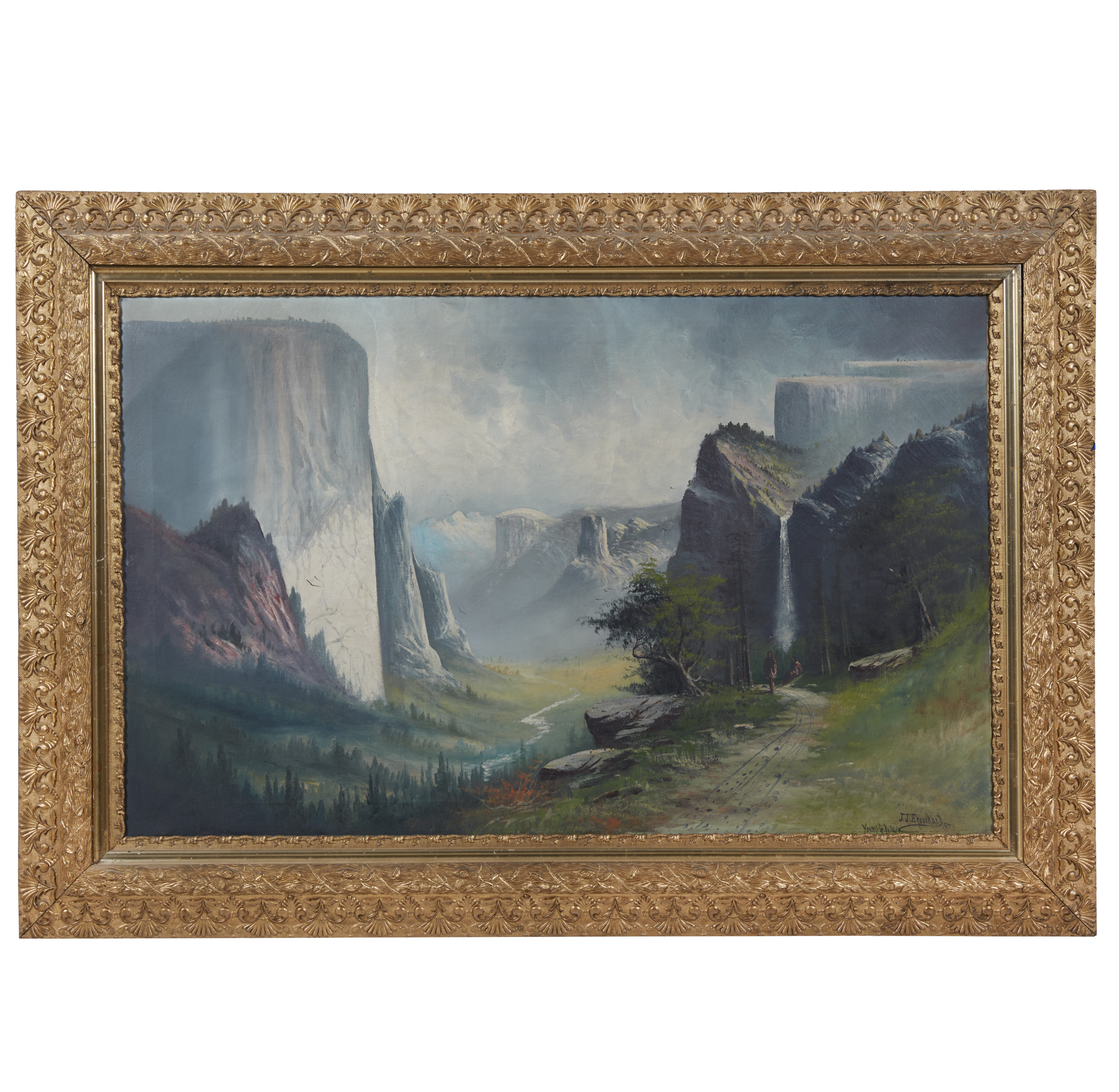 Joseph John Englehart (18671915) Painting, "Yosemite Valley