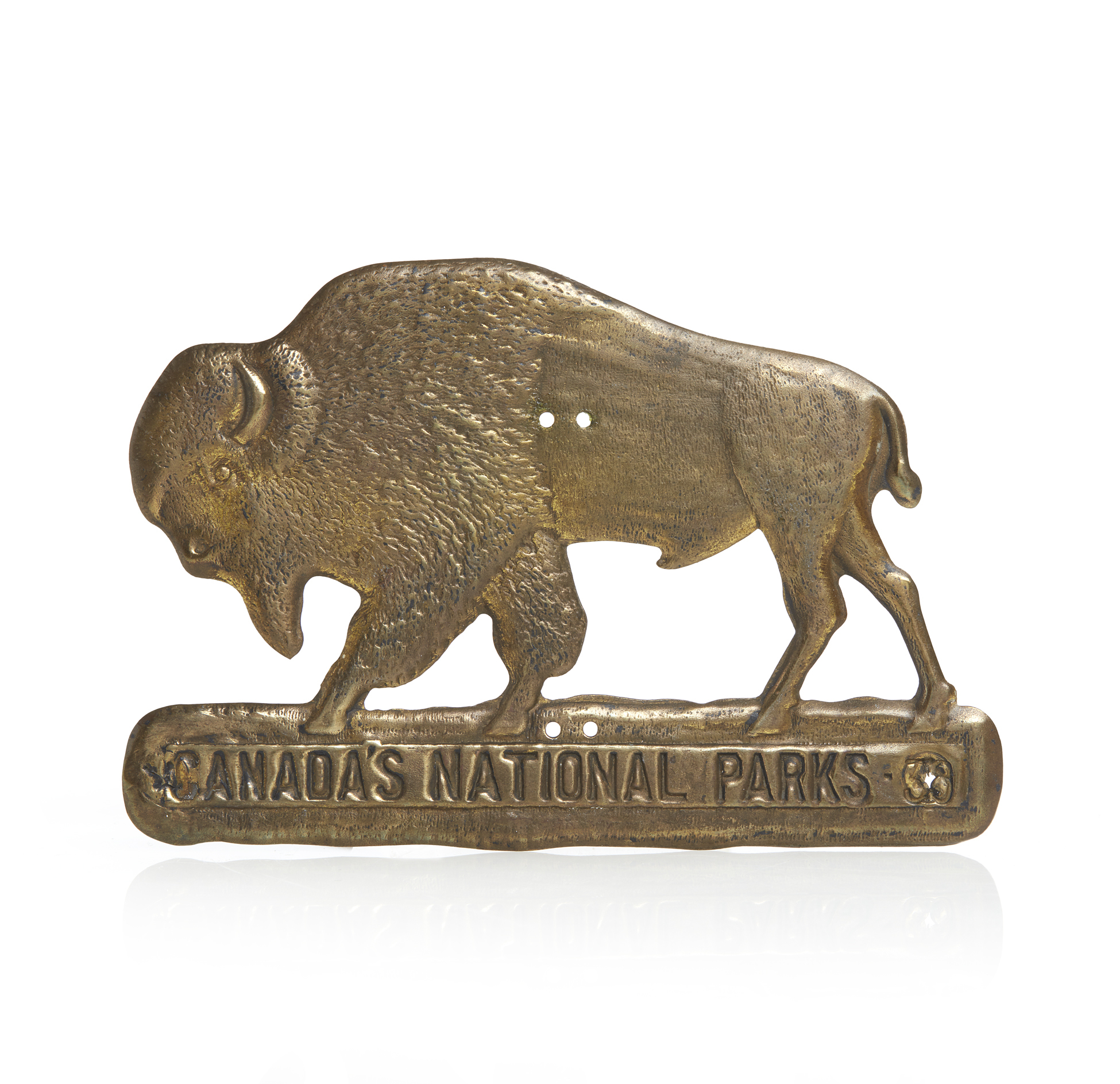 Canada's National Parks '30' Radiator Badge from 1930 Witherell's Auction House
