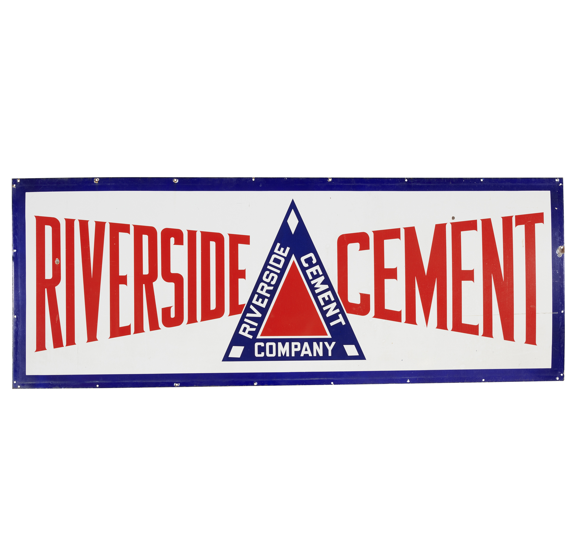 Riverside Cement Porcelain Sign | Witherell's Auction House
