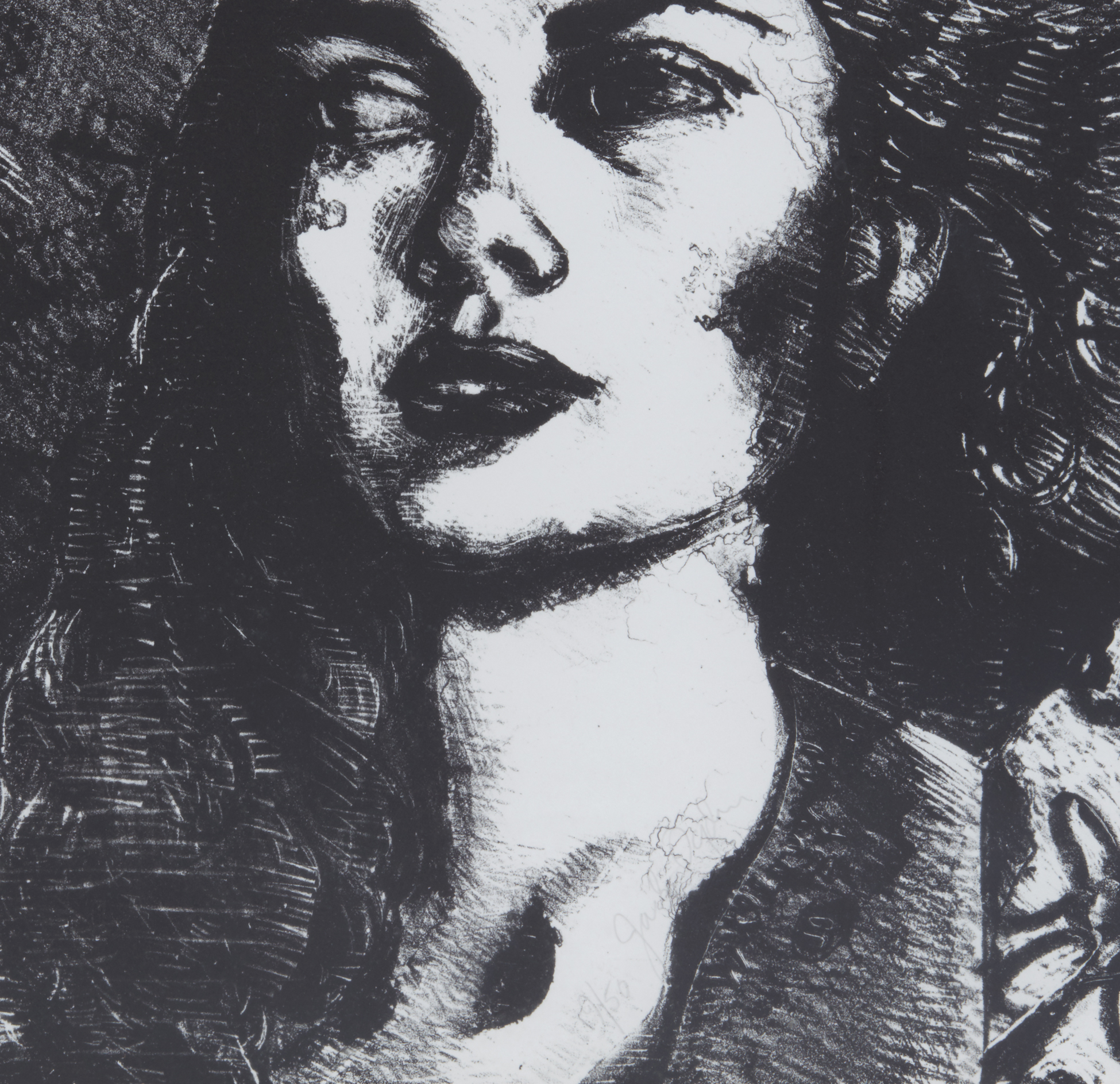 Print, Jack Ogden (b. 1933), Female Portrait Witherell's Auction House