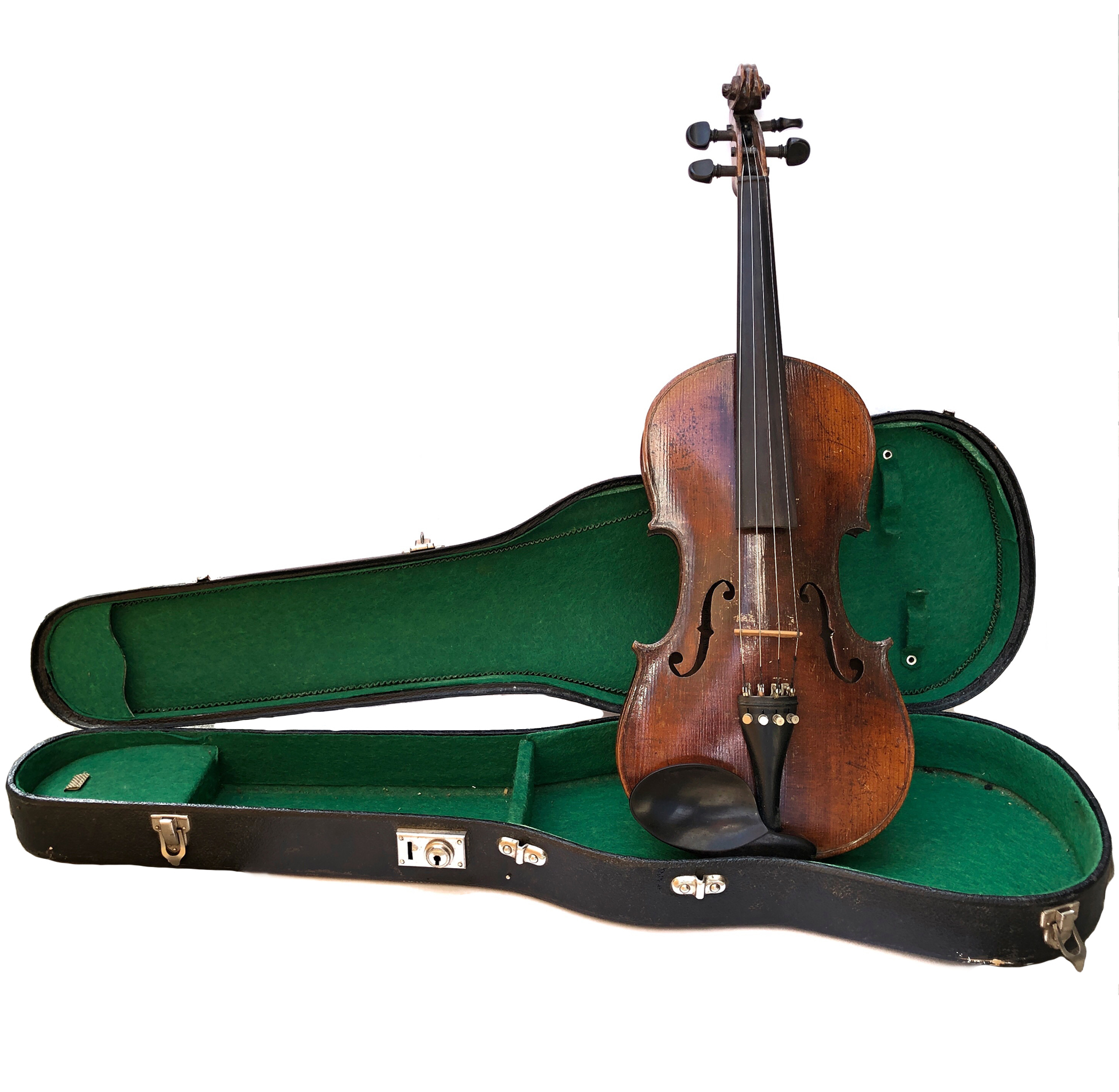 Turn of the Century German Manufactured Copy of Stradivarius Violin