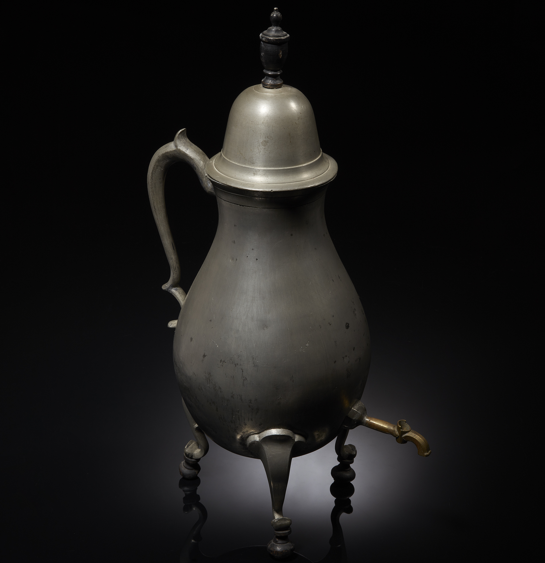 Large Pewter Coffee Urn Witherell's Auction House