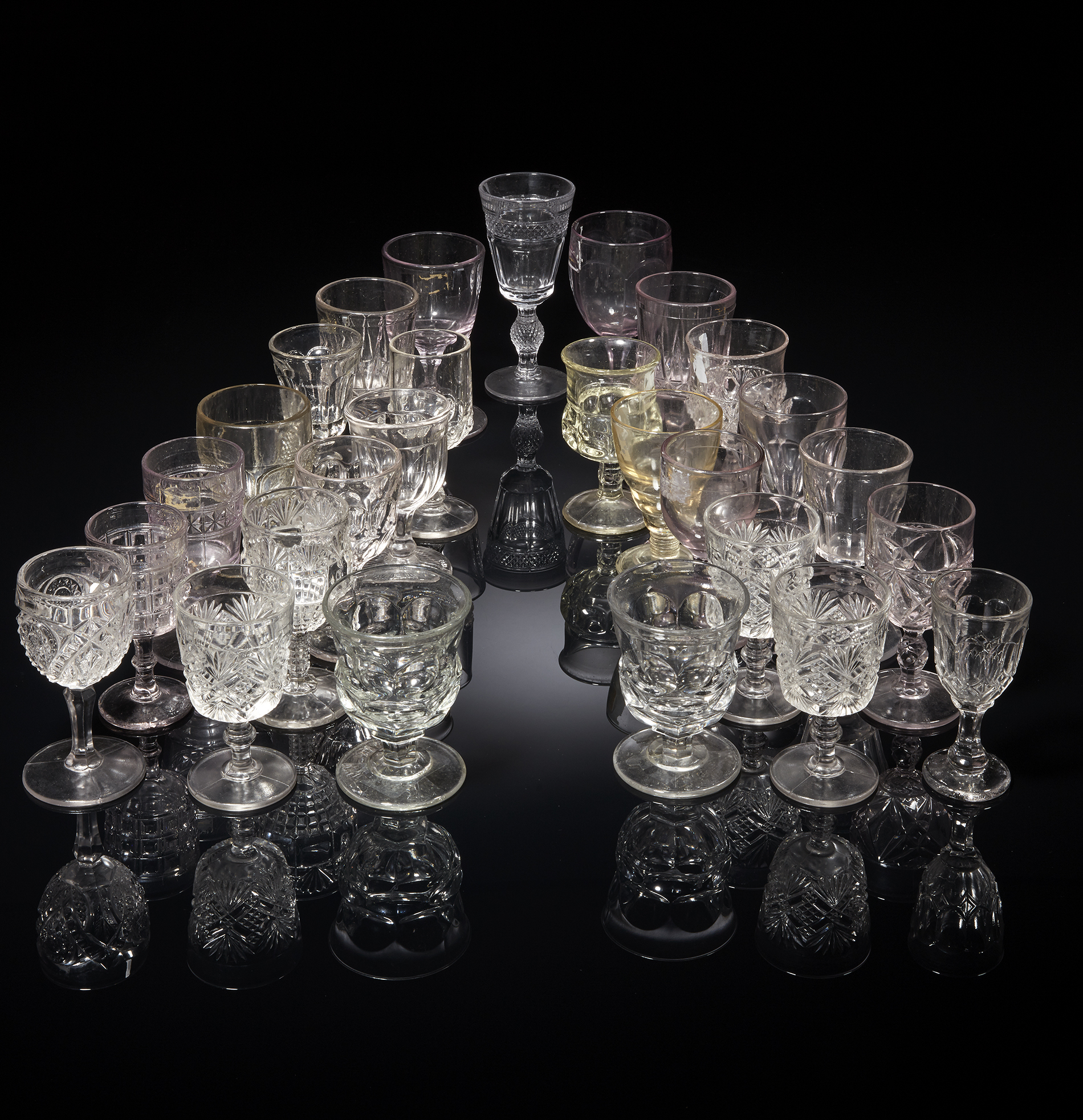 Thirty Two Pieces of Assorted Glassware Witherell's Auction House