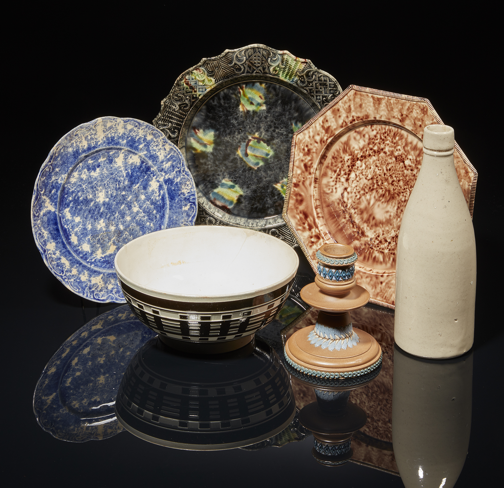 Assorted Stoneware and Ceramic Items Witherell's Auction House