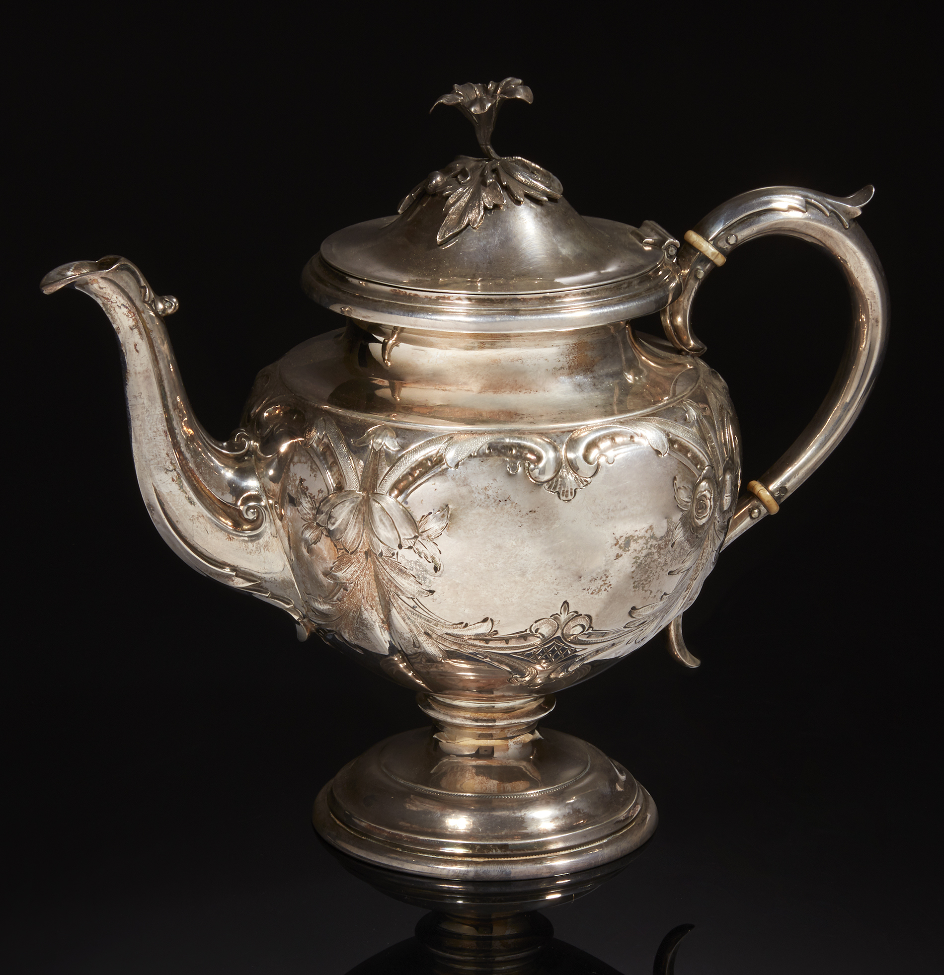 Coin Silver Teapot Witherell's Auction House
